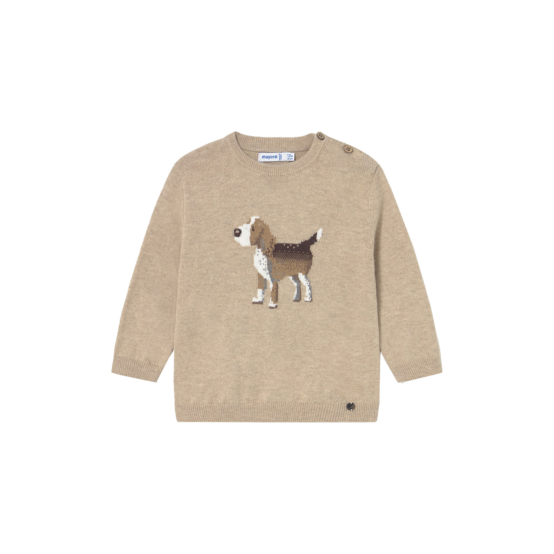 Mayoral Sweter 2343 Beżowy Regular Fit