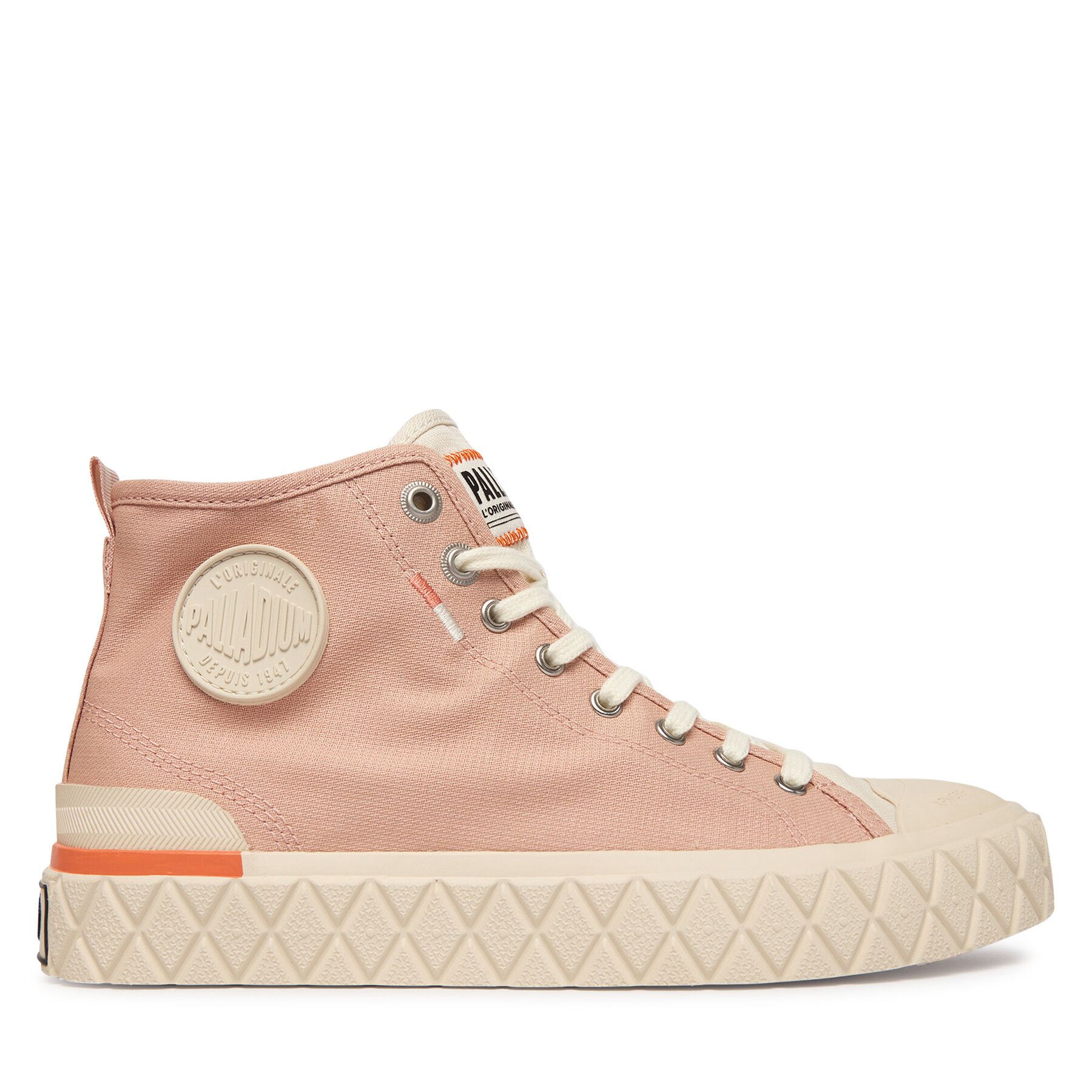 Palladium Trampki Pallaacechukkaorg 79142-605-M Różowy