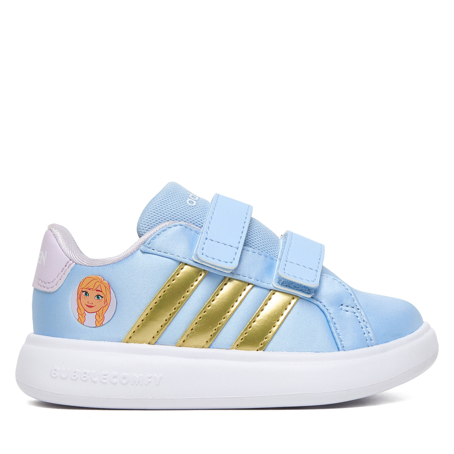 adidas Sneakersy Disney Frozen Grand Court 3.0 JQ4355 Niebieski jasny