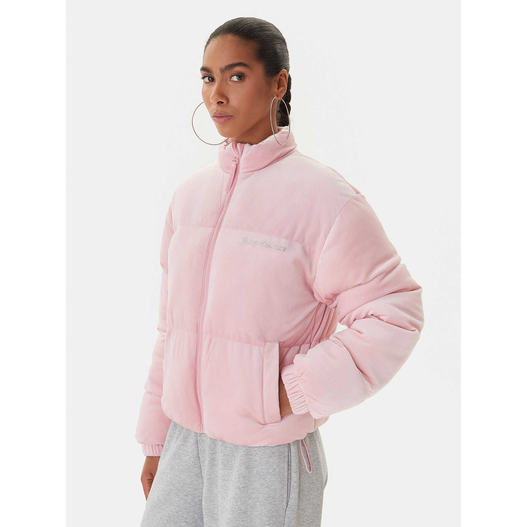 Juicy Couture Kurtka zimowa Margo JCOIJ224556 Różowy Regular Fit