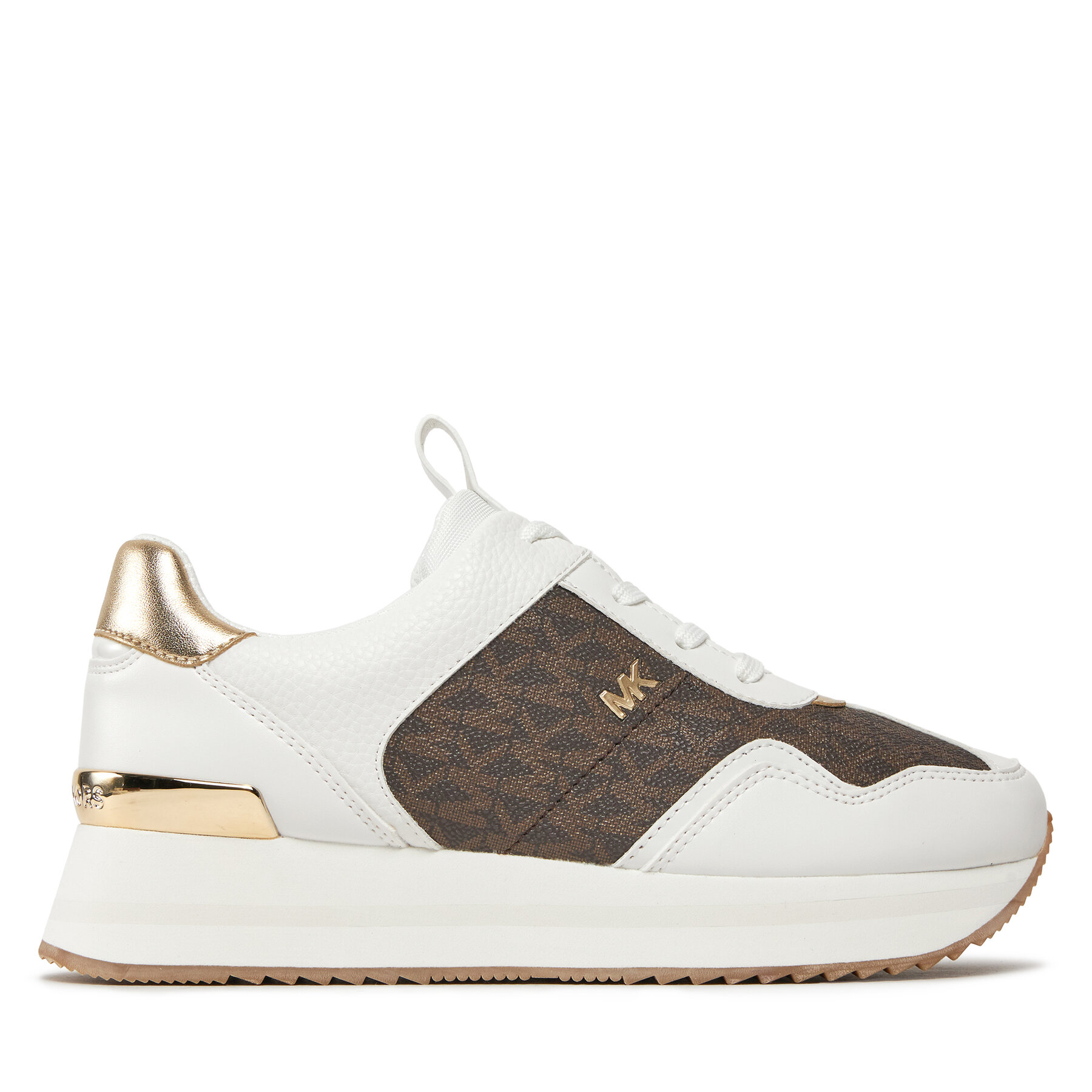 MICHAEL Michael Kors Sneakersy Raina Trainer 43R4RNFSAB Brązowy