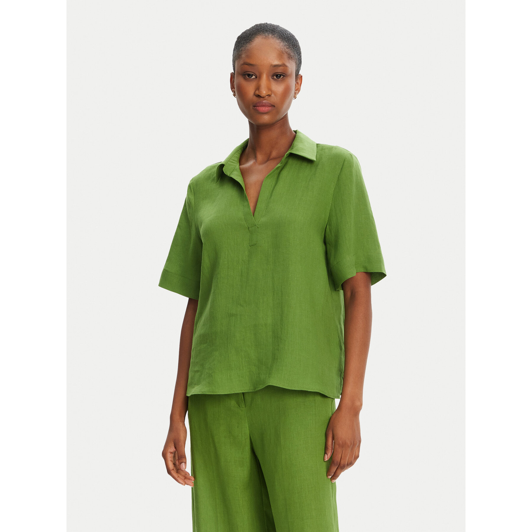 Marella Bluzka Nave 2515111032 Zielony Regular Fit