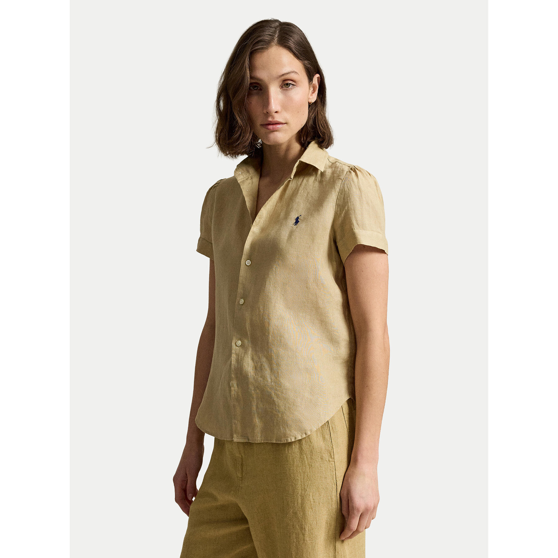Polo Ralph Lauren Koszula 211973366507 Beżowy Regular Fit
