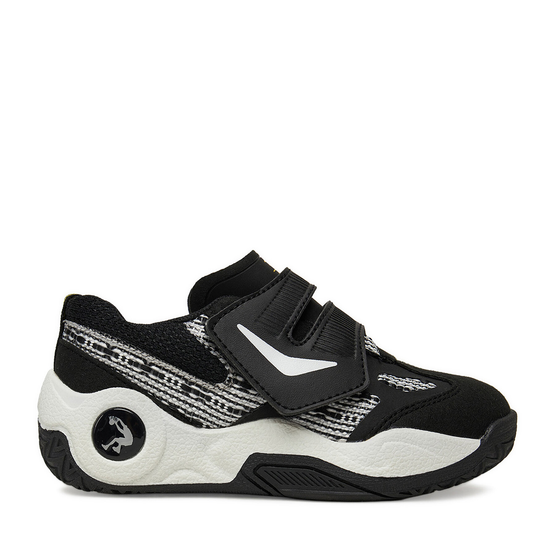 Shaq Sneakersy EOSS-RAQ LOW AQ95009T-BW Czarny