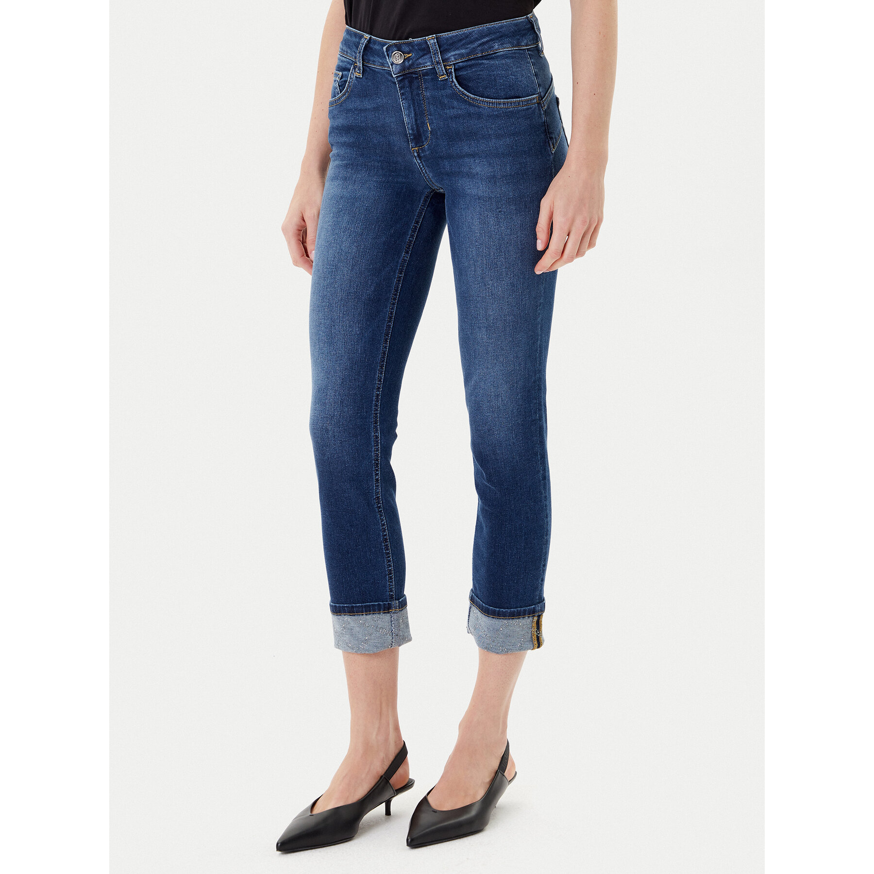 Liu Jo Jeansy UF5006 D4615 Granatowy Regular Fit