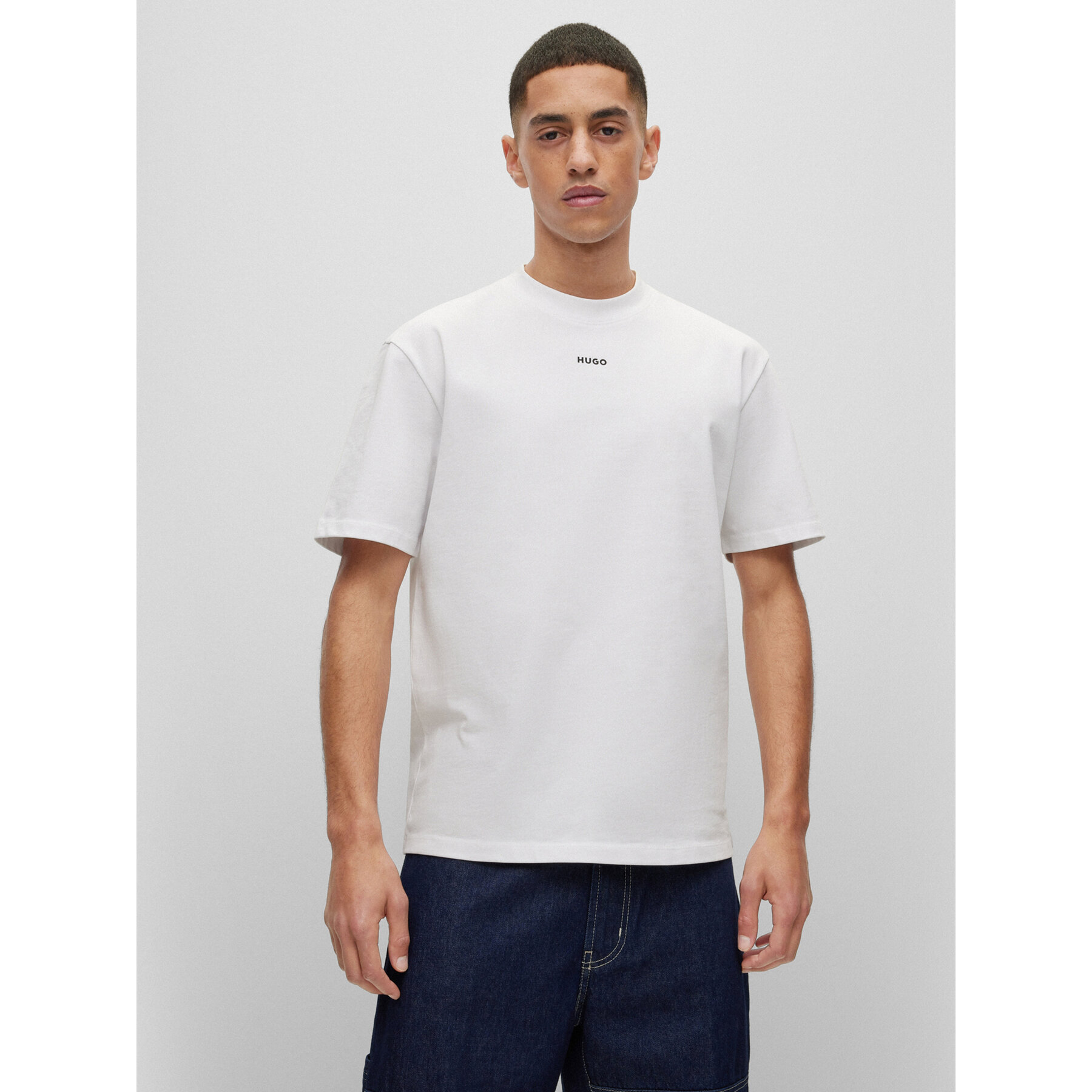 Hugo T-Shirt Dapolino 50488330 Biały Relaxed Fit