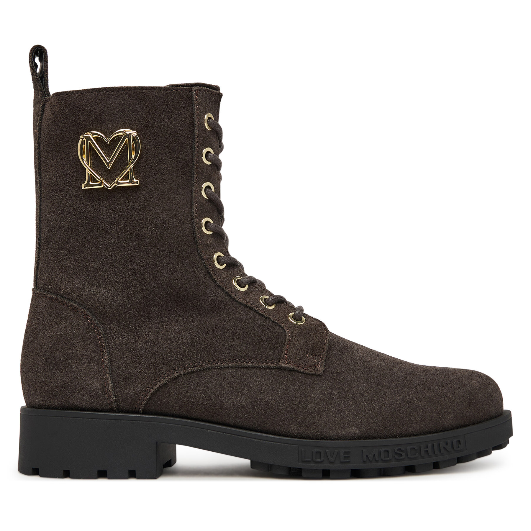 LOVE MOSCHINO Trzewiki JA24254G0NIG0313 Brązowy