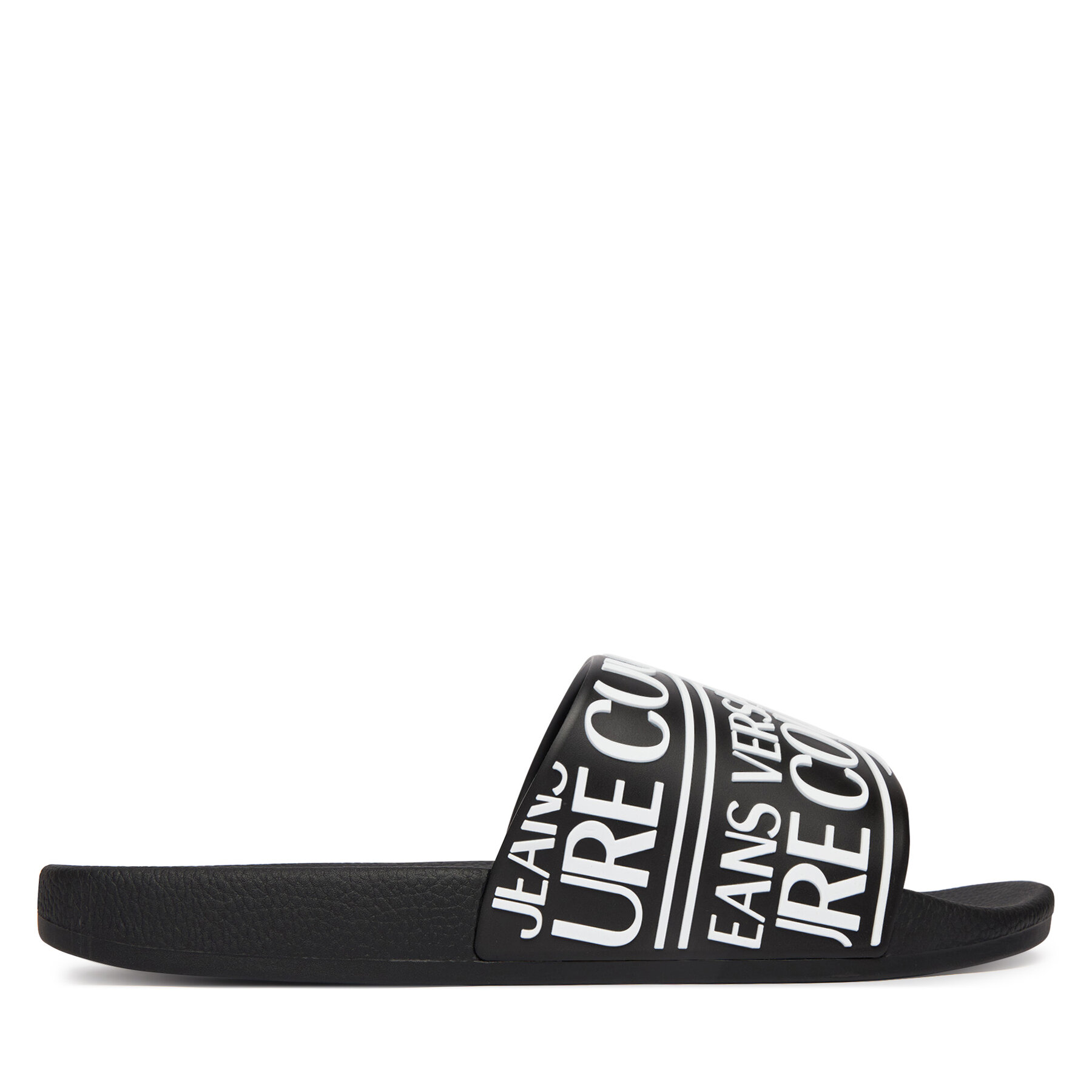 Versace Jeans Couture Klapki 80YA3SQ1 Czarny