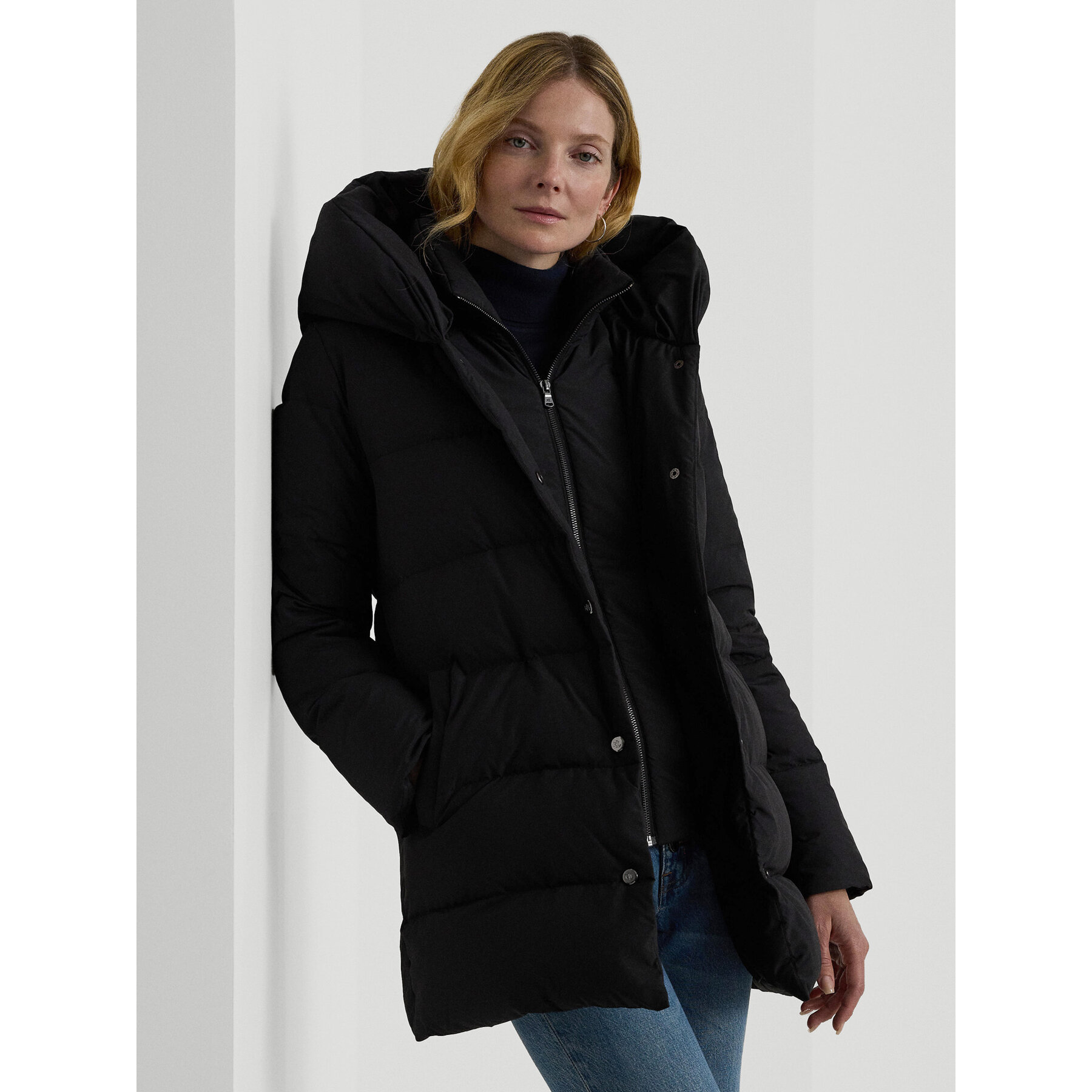 LAUREN RALPH LAUREN Kurtka puchowa 297962420002 Czarny Oversize