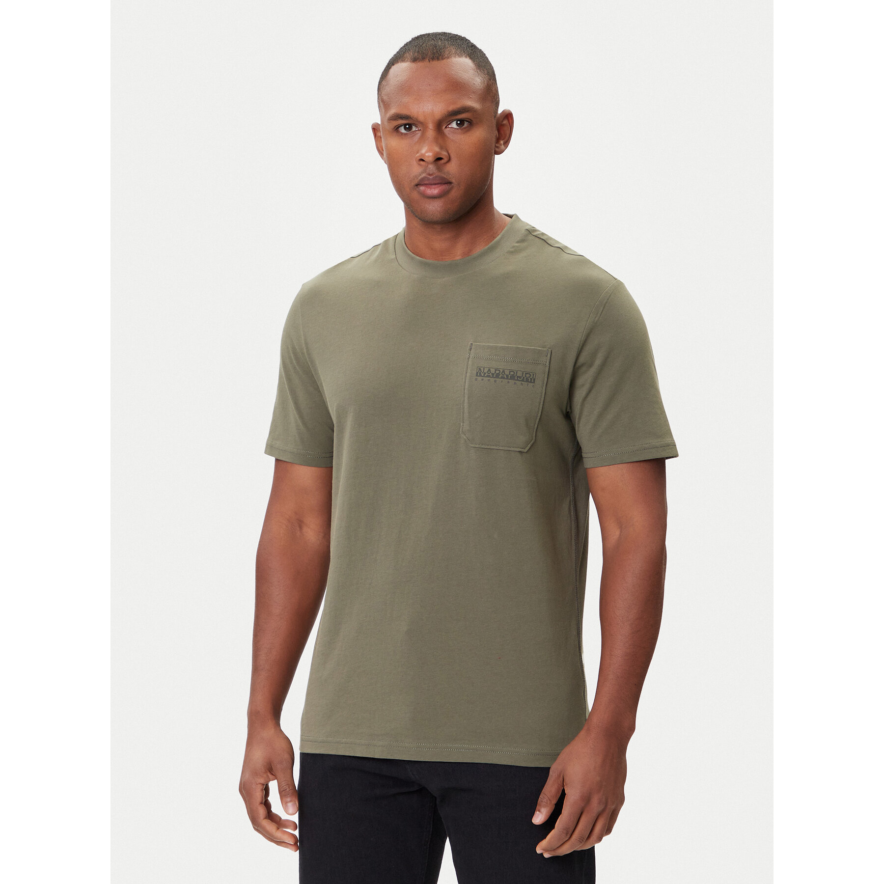Napapijri T-Shirt S-Fanes NP0A88SE Zielony Regular Fit