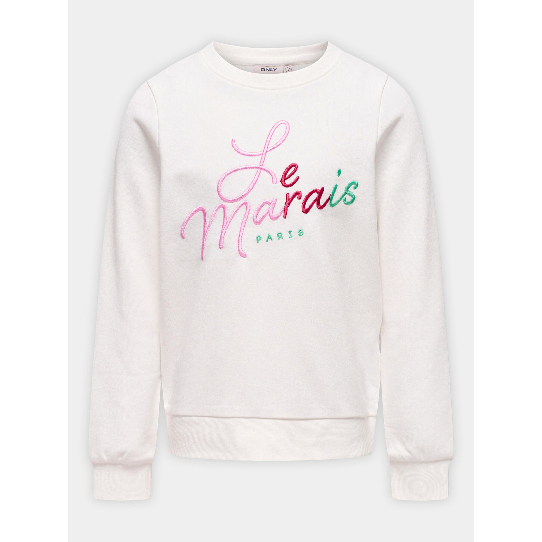 Kids ONLY Bluza Hero 15317748 Biały Regular Fit