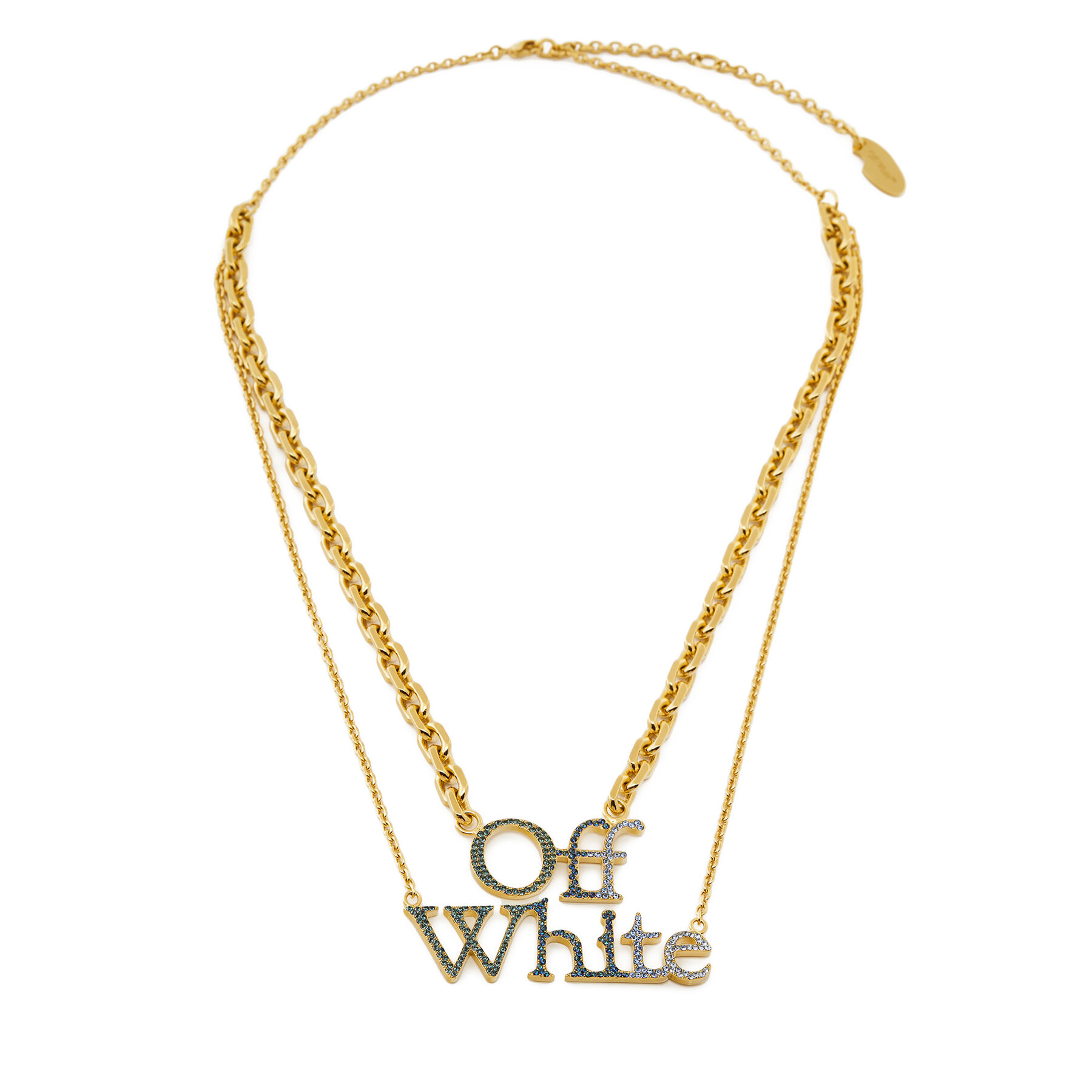 Off-White Naszyjnik OWOB097S23MET0028445 Złoty
