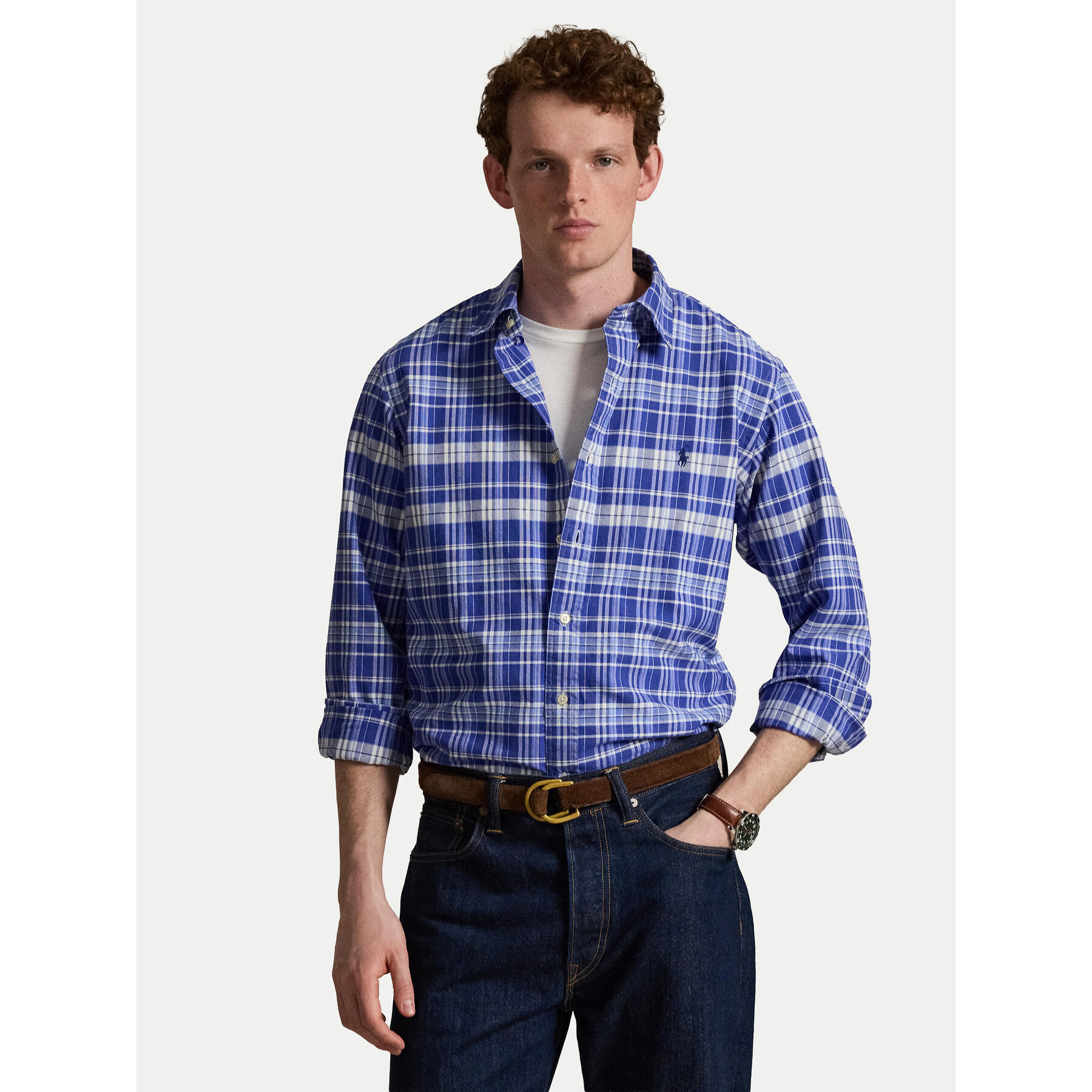 Polo Ralph Lauren Koszula 710B22598001 Niebieski Regular Fit