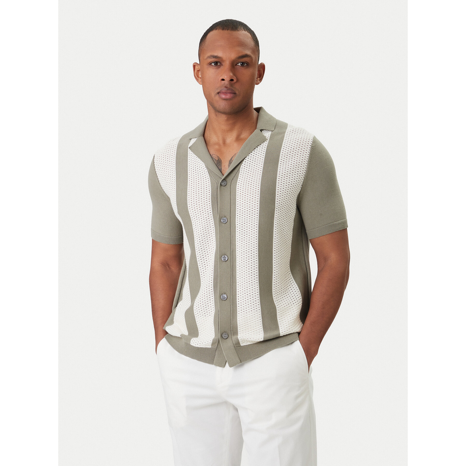JOOP! Koszula Galvo 30101514 Zielony Regular Fit