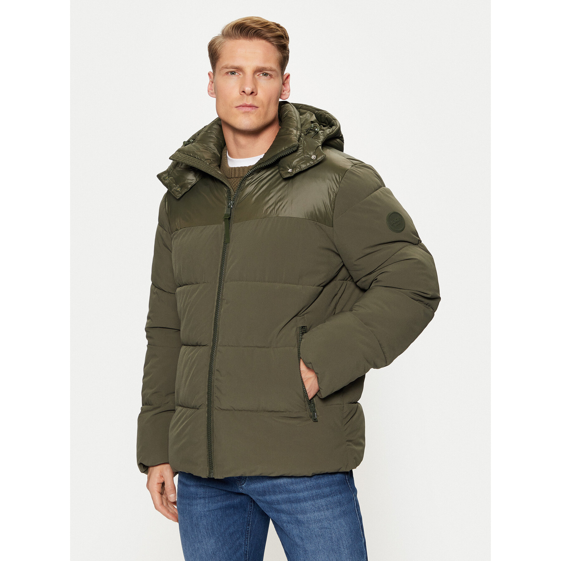 JOOP! Jeans Kurtka zimowa 15 JJO-142Joshas 30044302 Zielony Regular Fit