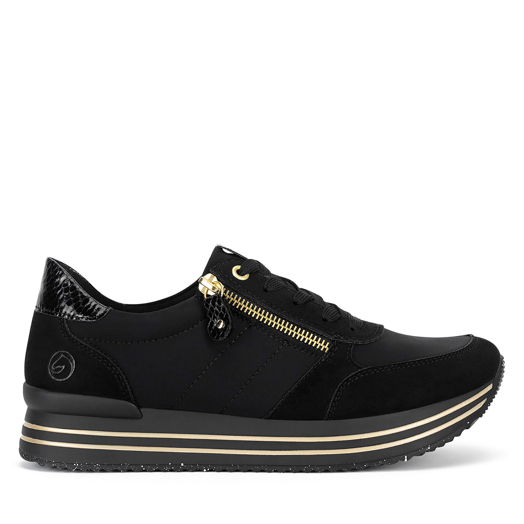Remonte Sneakersy D1316-01 Czarny