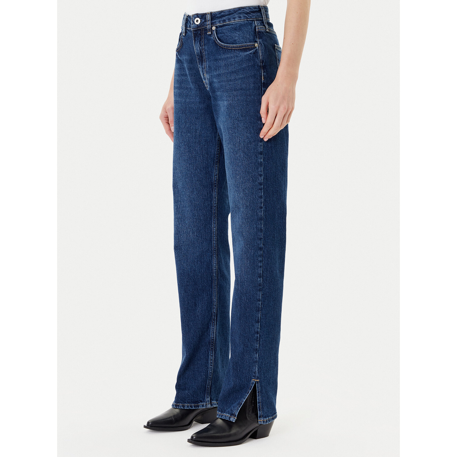 Karl Lagerfeld Jeans Jeansy A3W10061 Niebieski Straight Fit