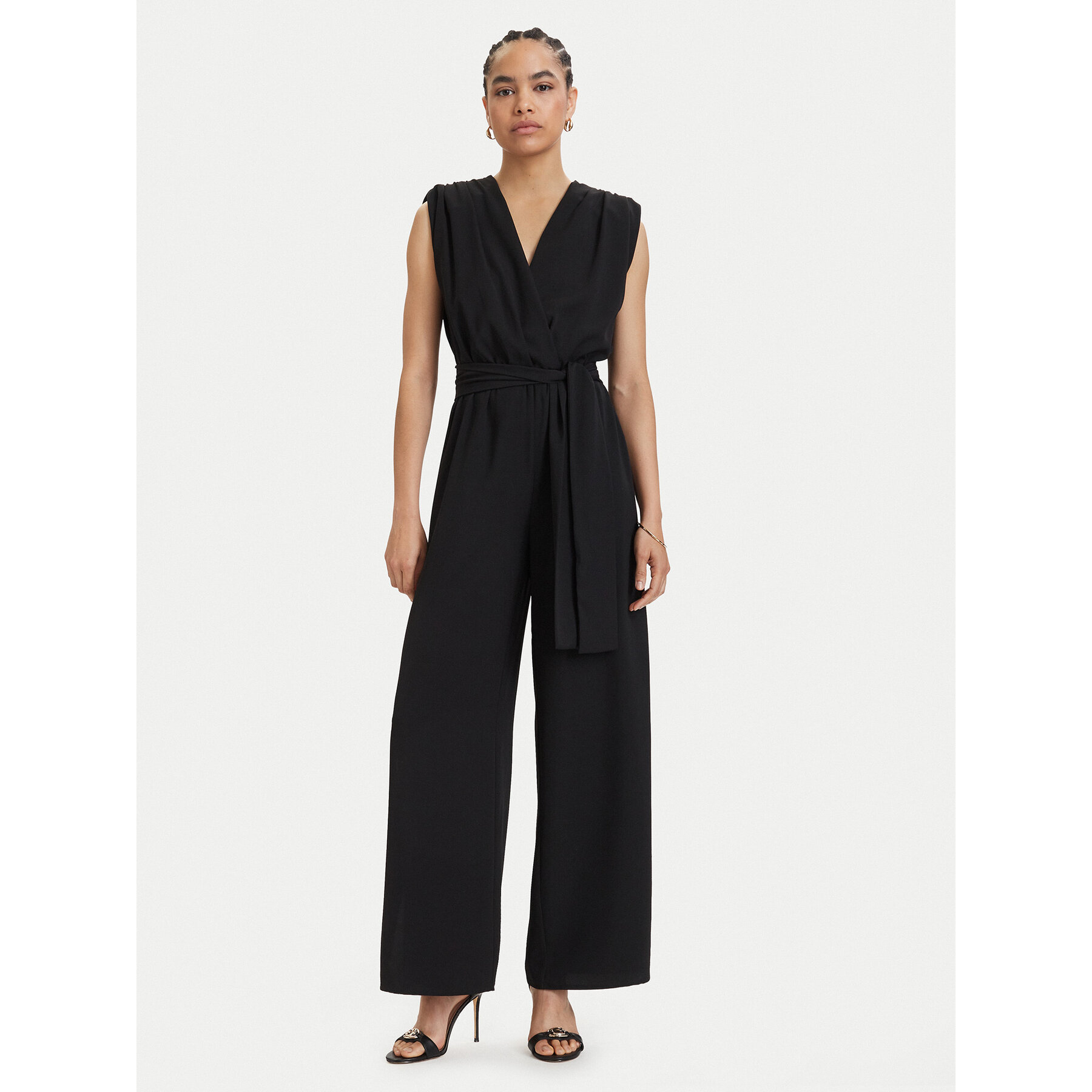 ACCESS FASHION Kombinezon 63-5501-183 Czarny Regular Fit