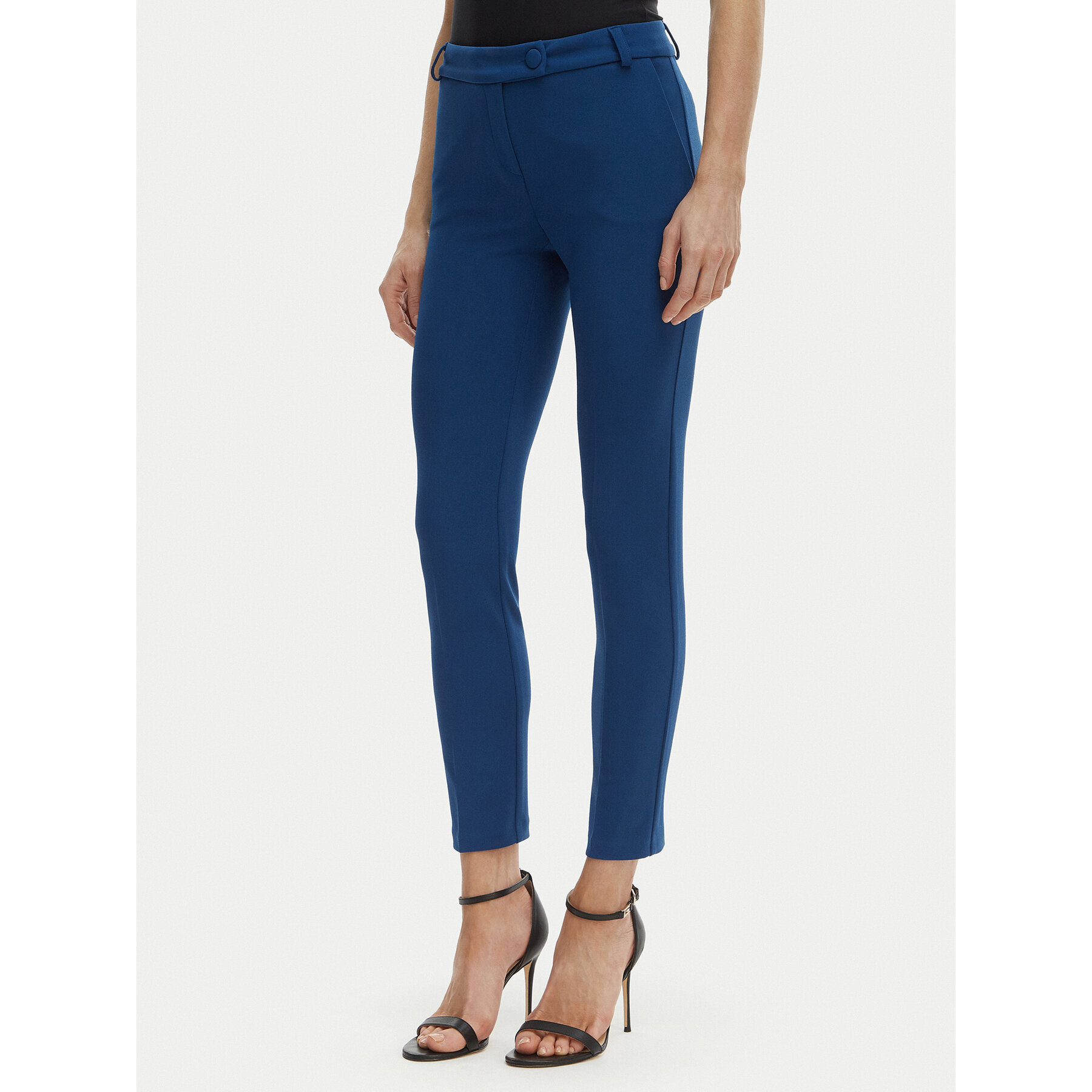 Rinascimento Spodnie materiałowe CFC0127865003 Niebieski Slim Fit