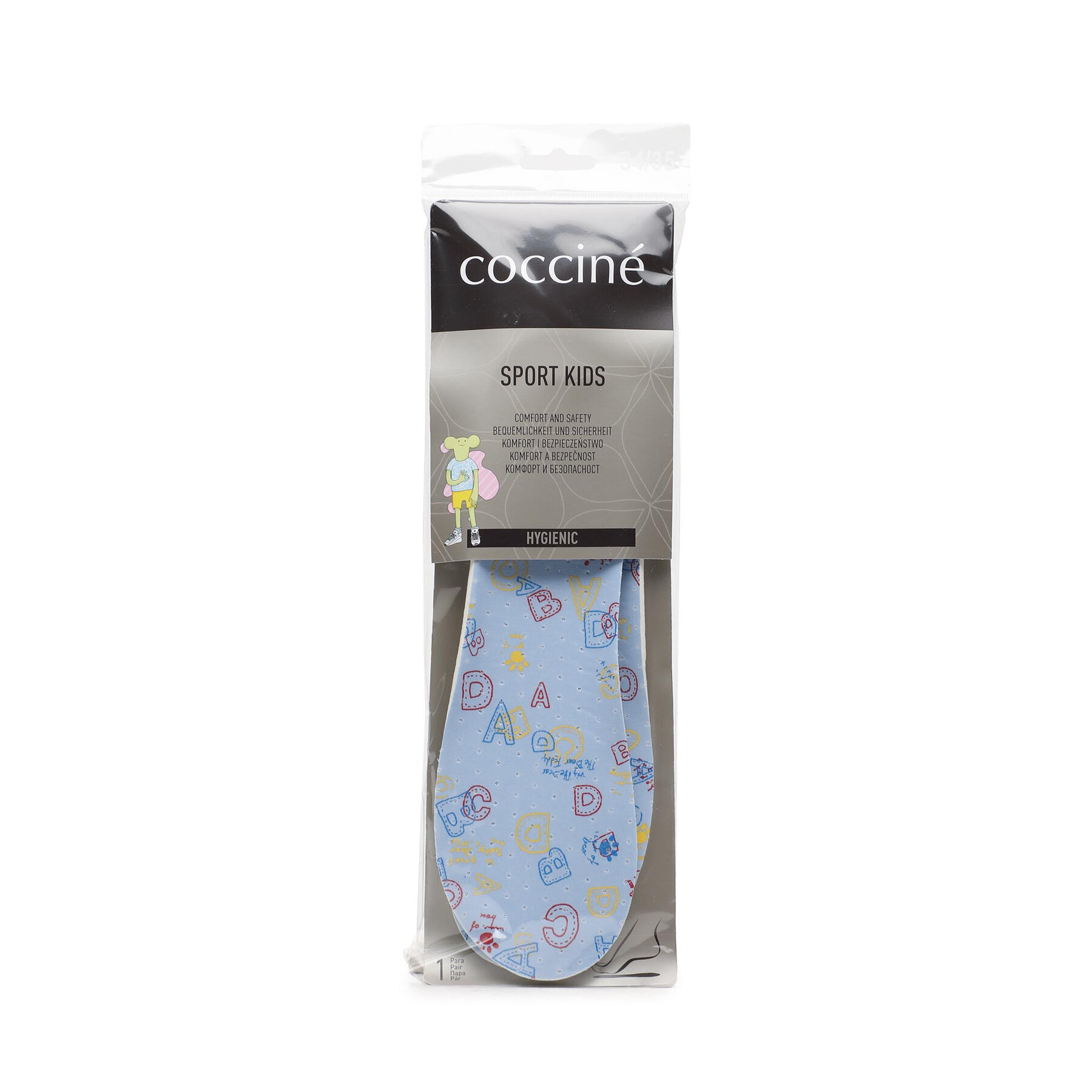 Coccine Wkładki Sport Kids r. 34/35 665/75/24-35/AZ Niebieski