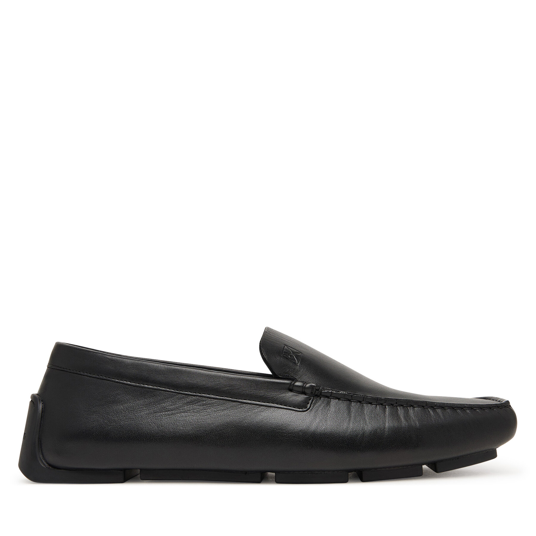 Calvin Klein Mokasyny Driver Penny Embl Lth HM0HM02085 Czarny