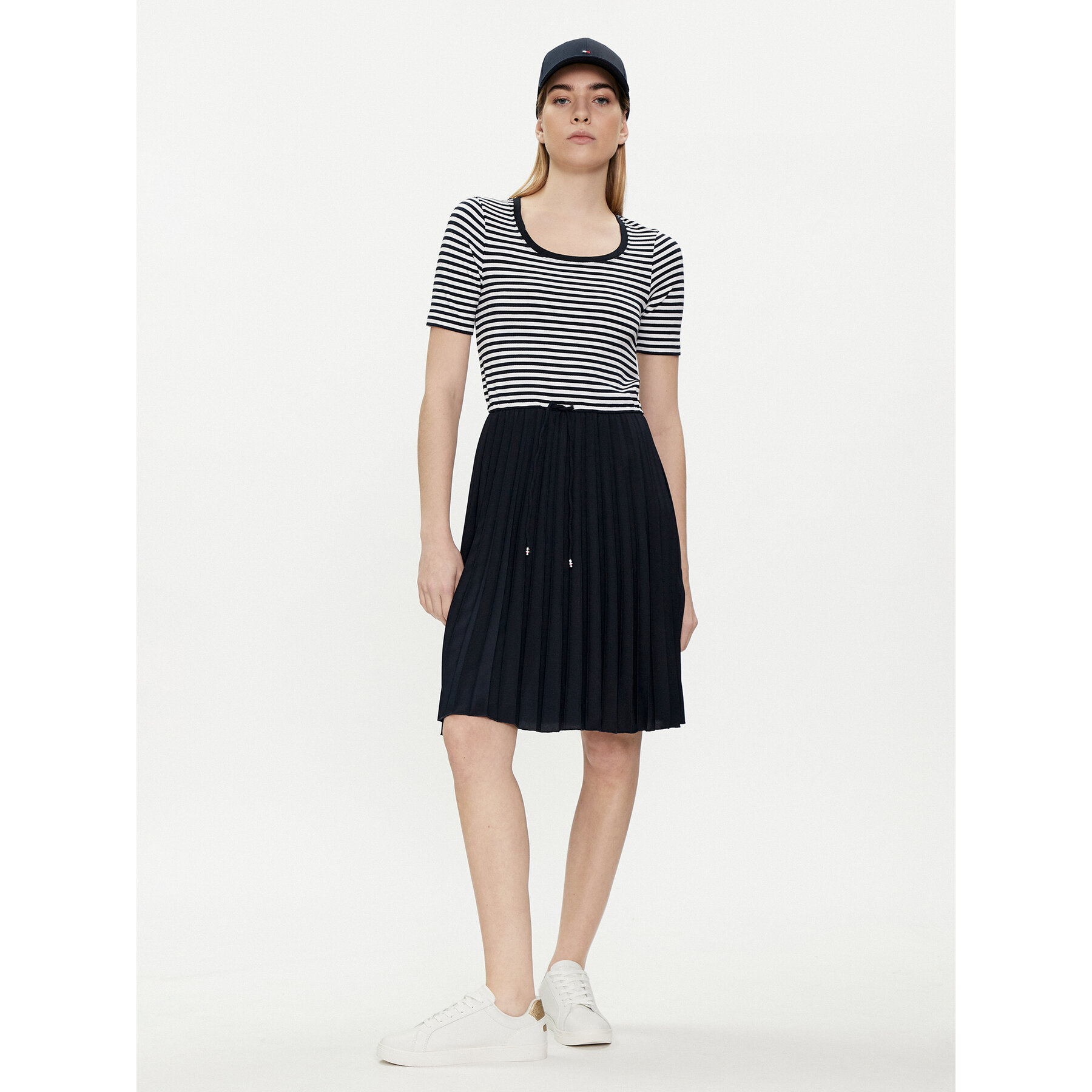 Tommy Hilfiger Sukienka letnia WW0WW42467 Granatowy Regular Fit