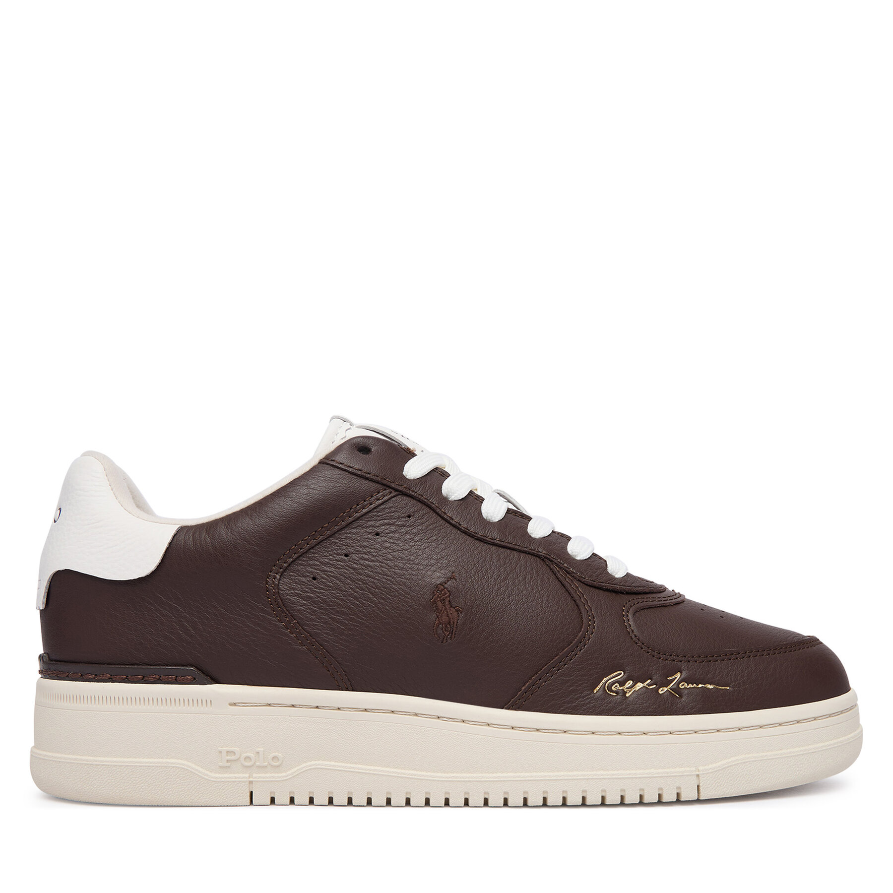 Polo Ralph Lauren Sneakersy 809P13086003 Brązowy