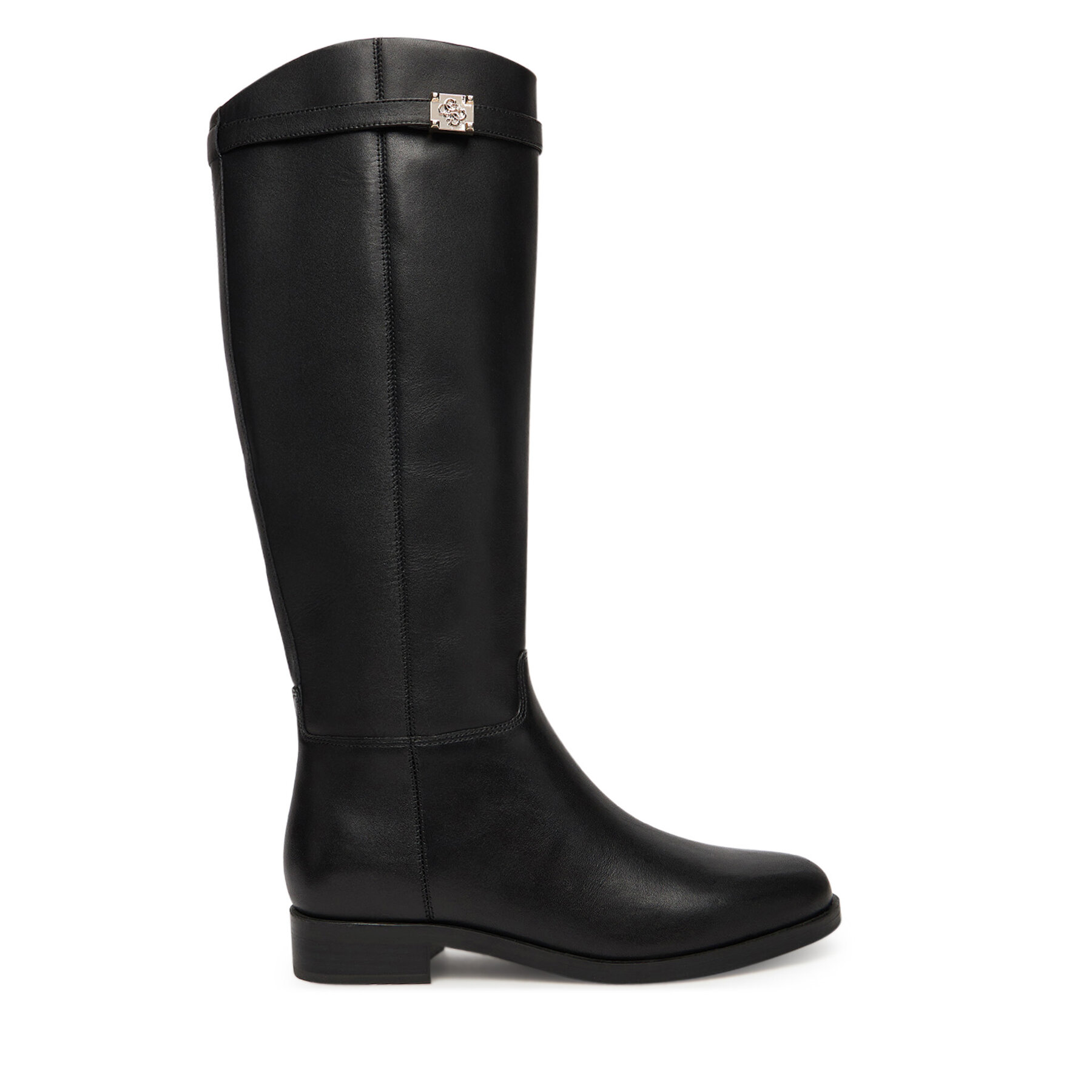 Guess Kozaki FLFZOR LEA11 Czarny