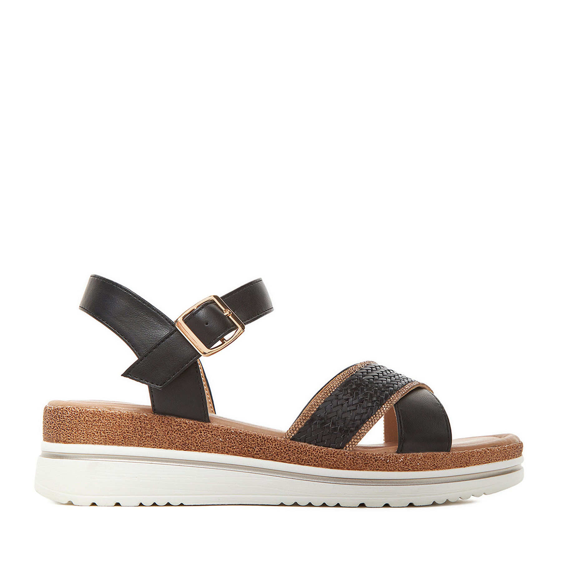Clara Barson Sandały WS2506-05 Czarny