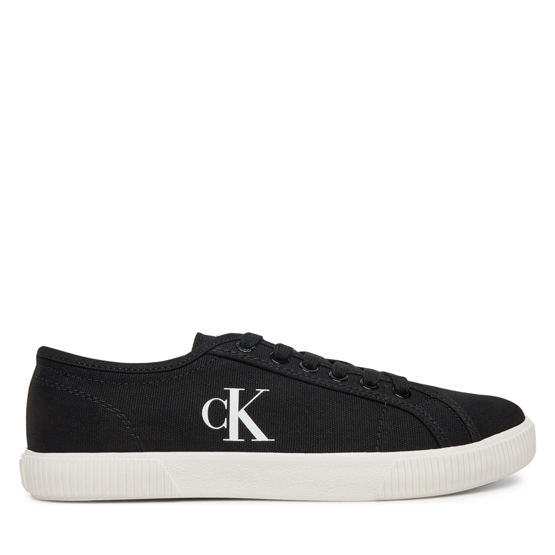 Calvin Klein Jeans Tenisówki Ess Vulc Low Cv Mg Wn YW0YW01762 Czarny