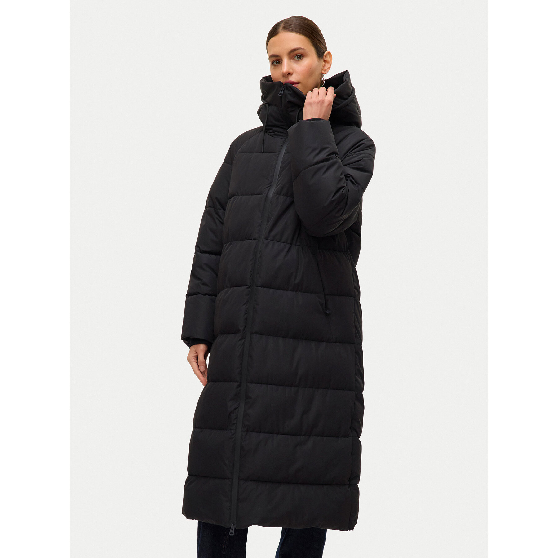 Vero Moda Kurtka zimowa Elanor 10332382 Czarny Regular Fit