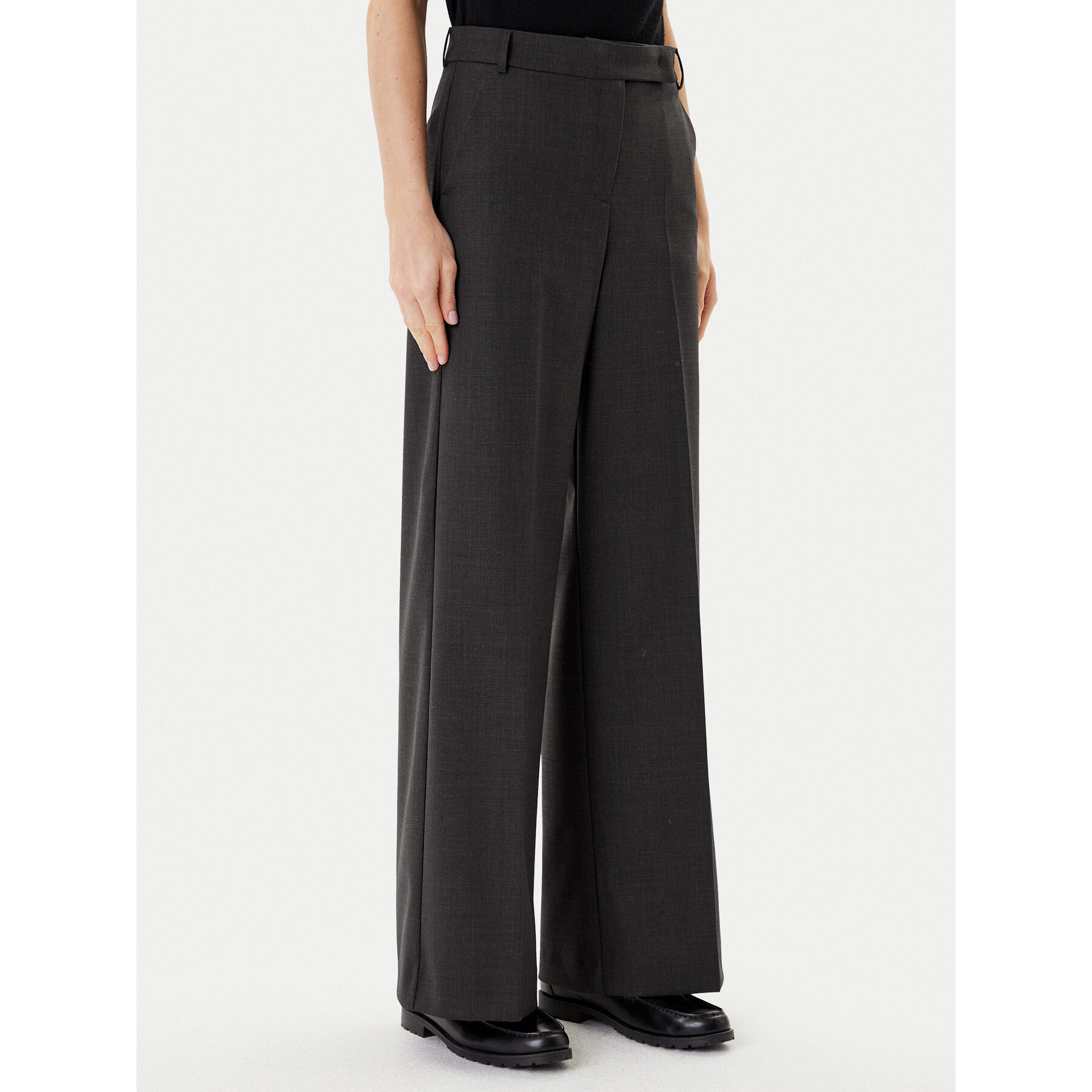 MAX&Co. Spodnie palazzo Vacanze 2526136022200 Czarny Wide Leg