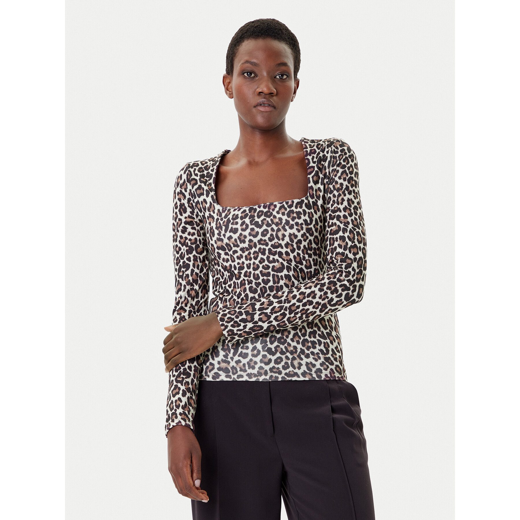 Vero Moda Bluzka Million 10334613 Beżowy Regular Fit