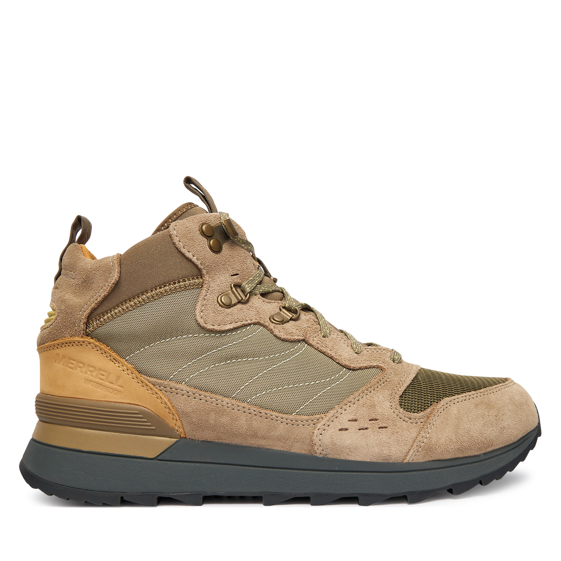 Merrell Trekkingi Alpine 83 Snkr Recraft Mid Waterproof J007331 Brązowy