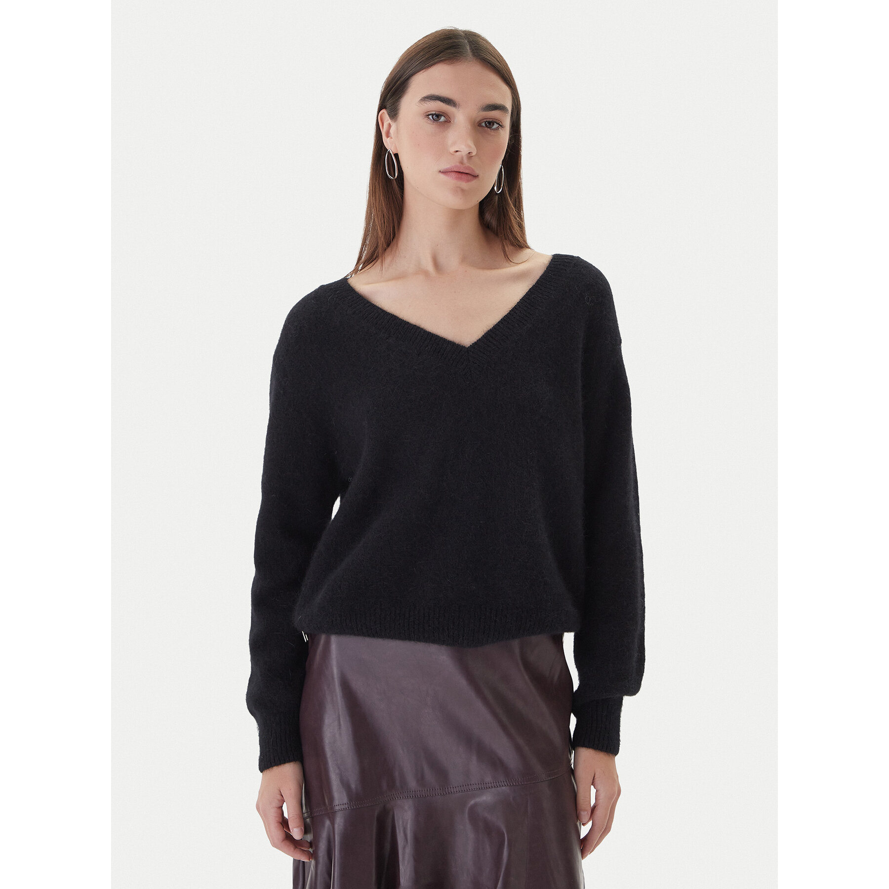 Dixie Sweter M277Y065A 1900 Czarny Regular Fit
