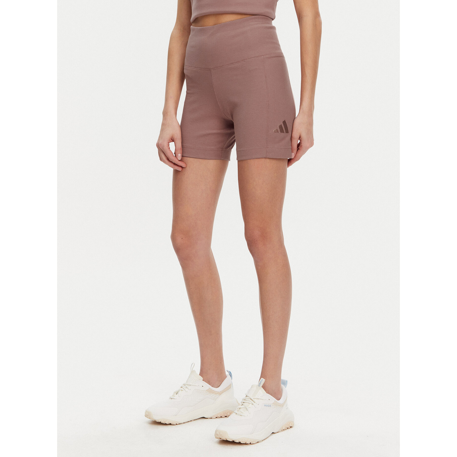 adidas Kolarki ALL SZN Rib JJ1232 Różowy Slim Fit