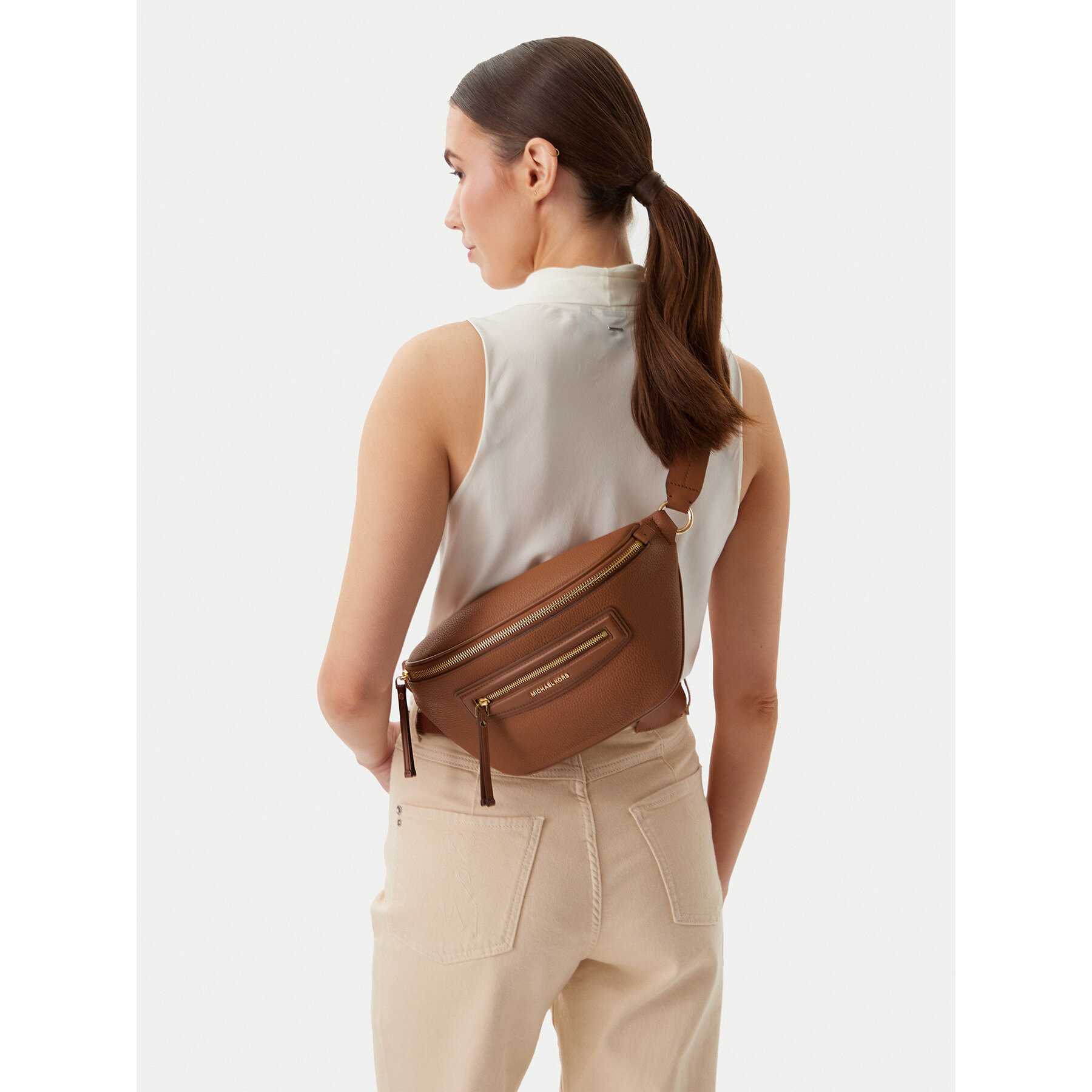 MICHAEL Michael Kors Torebka Jet Set 30S6GTVM2L Brązowy