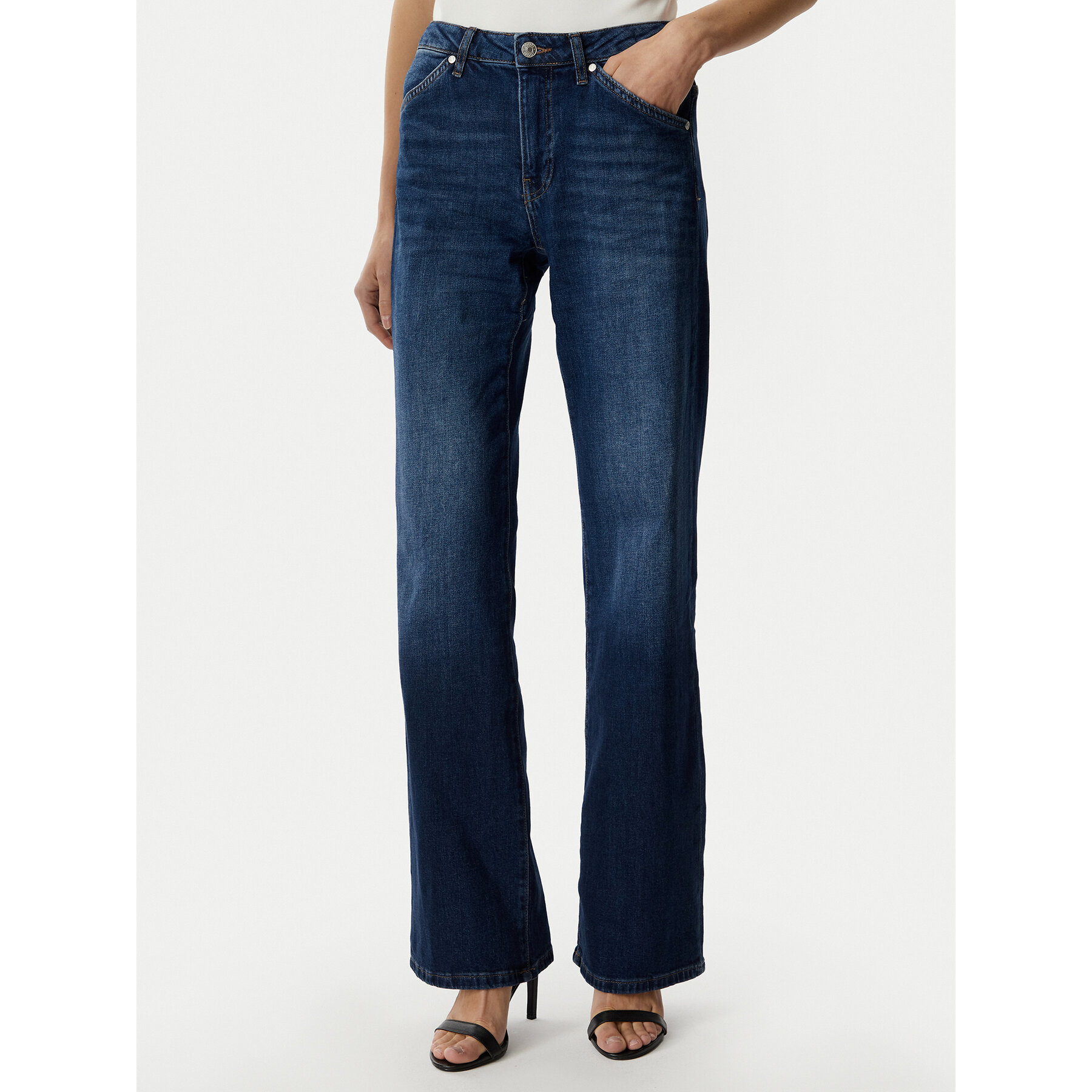JOOP! Jeansy 263Dt32Eila 30104368 Granatowy Wide Leg