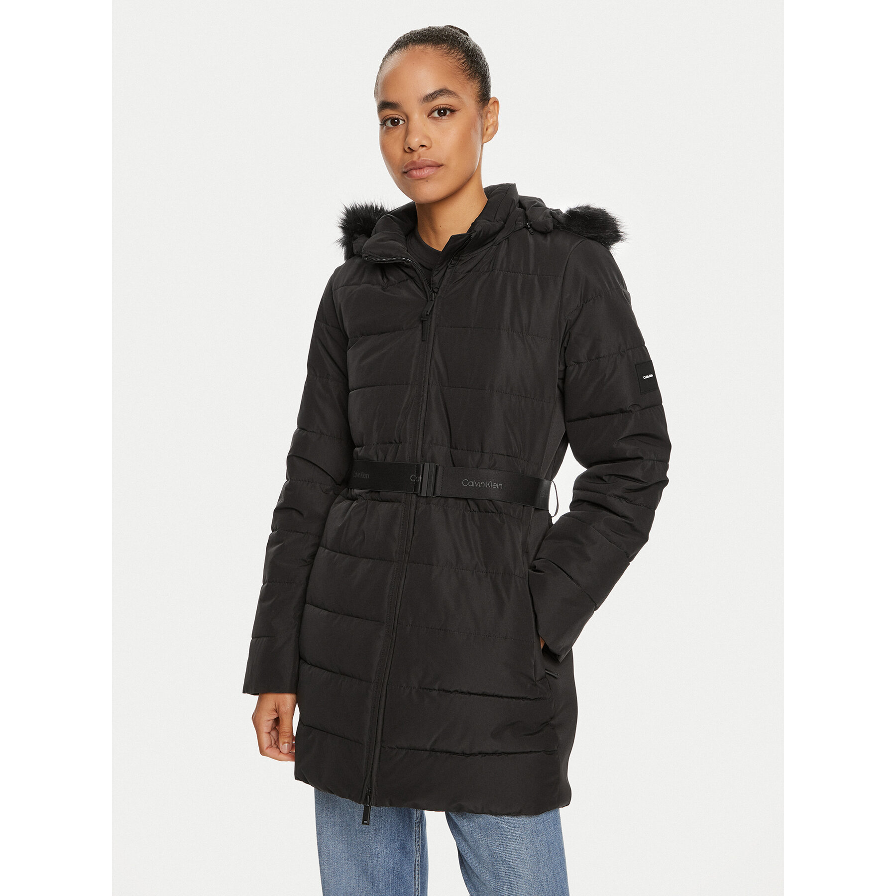 Calvin Klein Kurtka zimowa K20K207726 Czarny Regular Fit