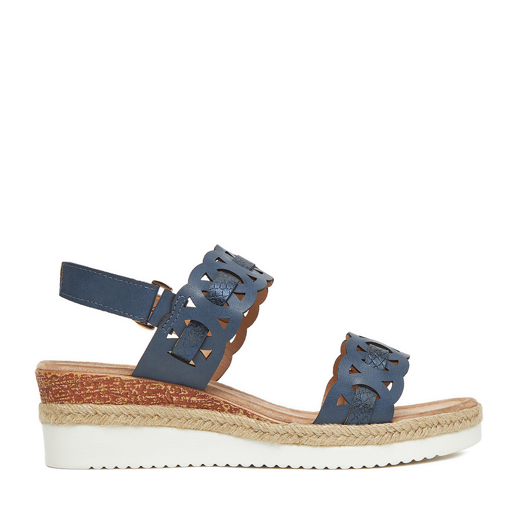 Clara Barson Espadryle WS2189-52 Granatowy