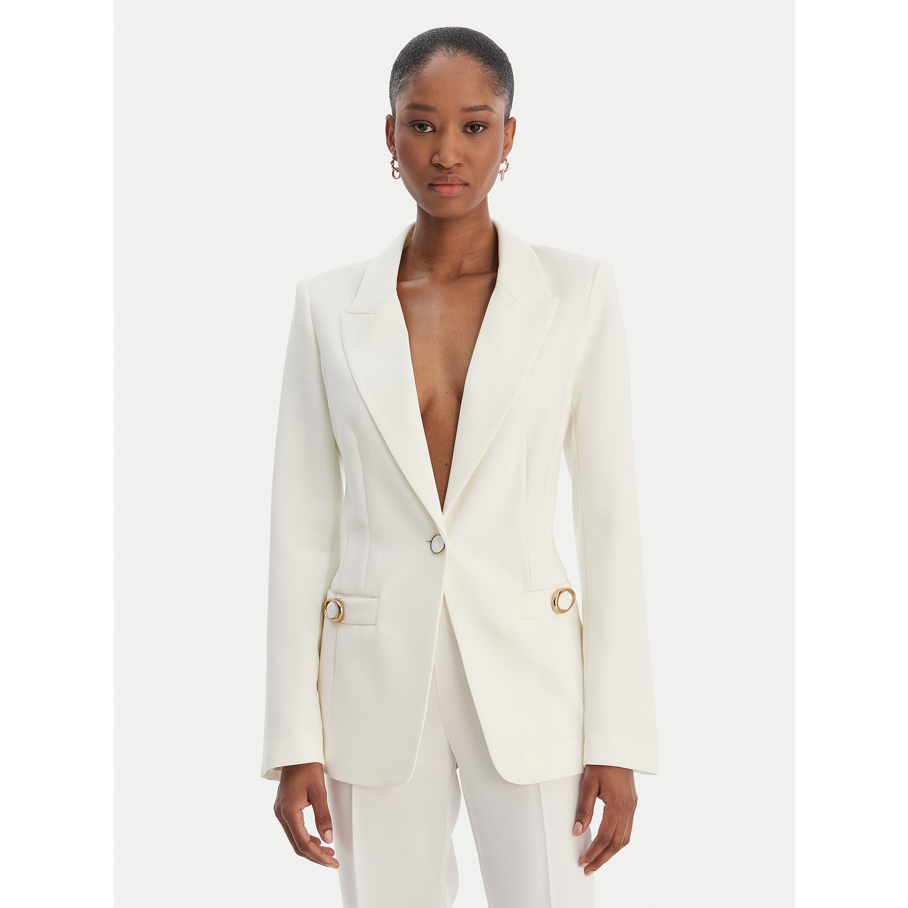 Marciano Guess Marynarka 6RGN03 7357A Écru Regular Fit