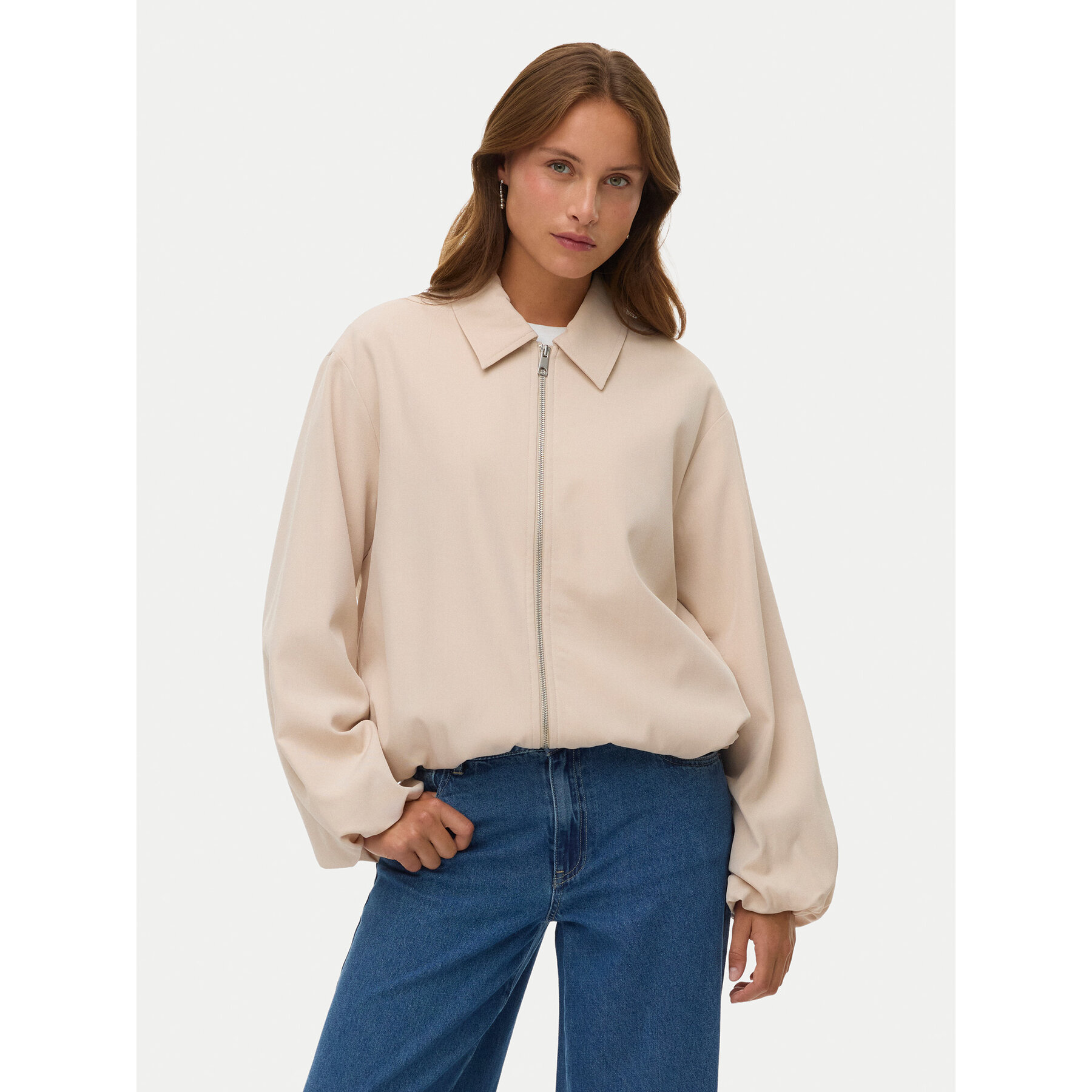 Vero Moda Kurtka przejściowa Nova 10339008 Beżowy Relaxed Fit