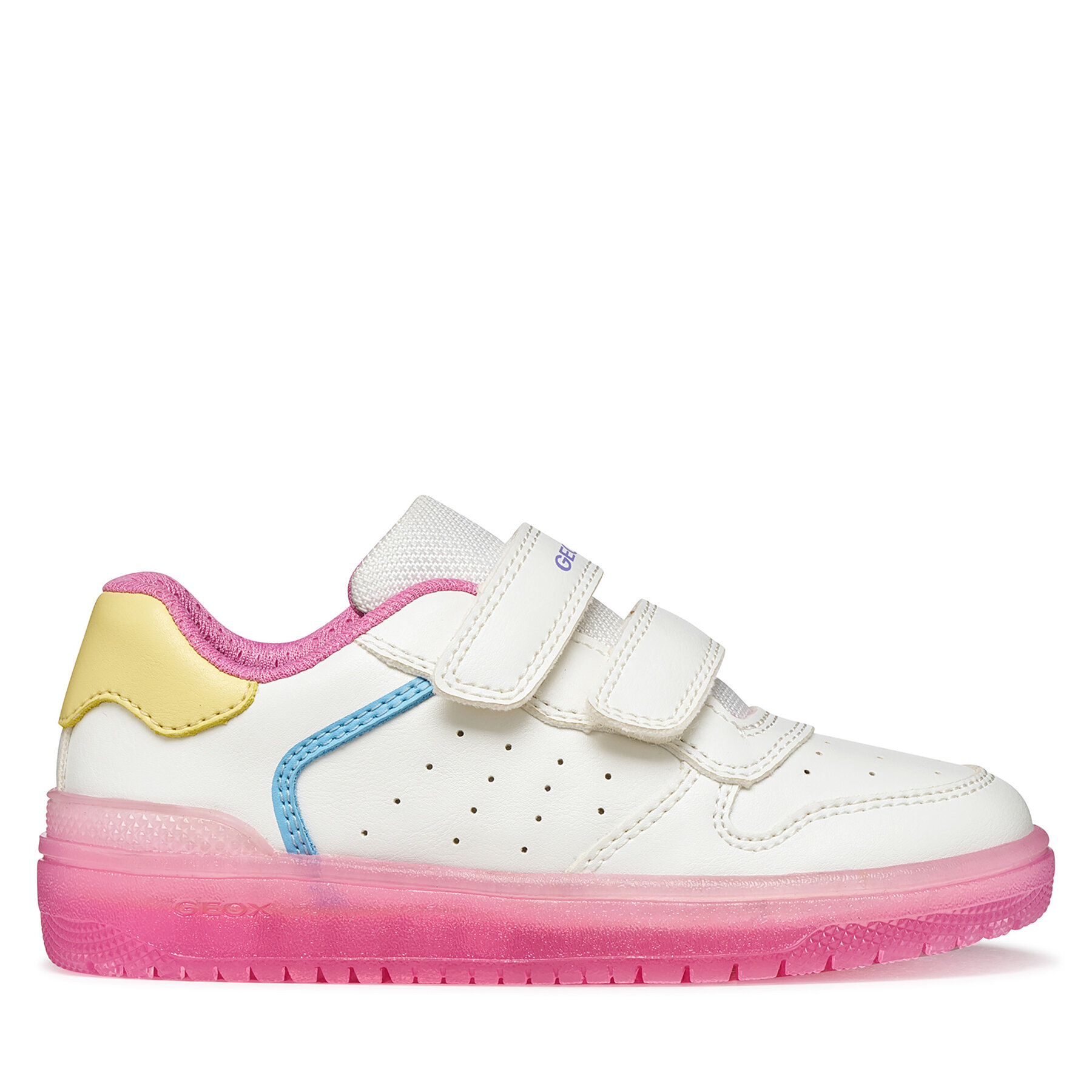 Geox Sneakersy J Washiba Girl J45HXB 0003W C1364 D Biały