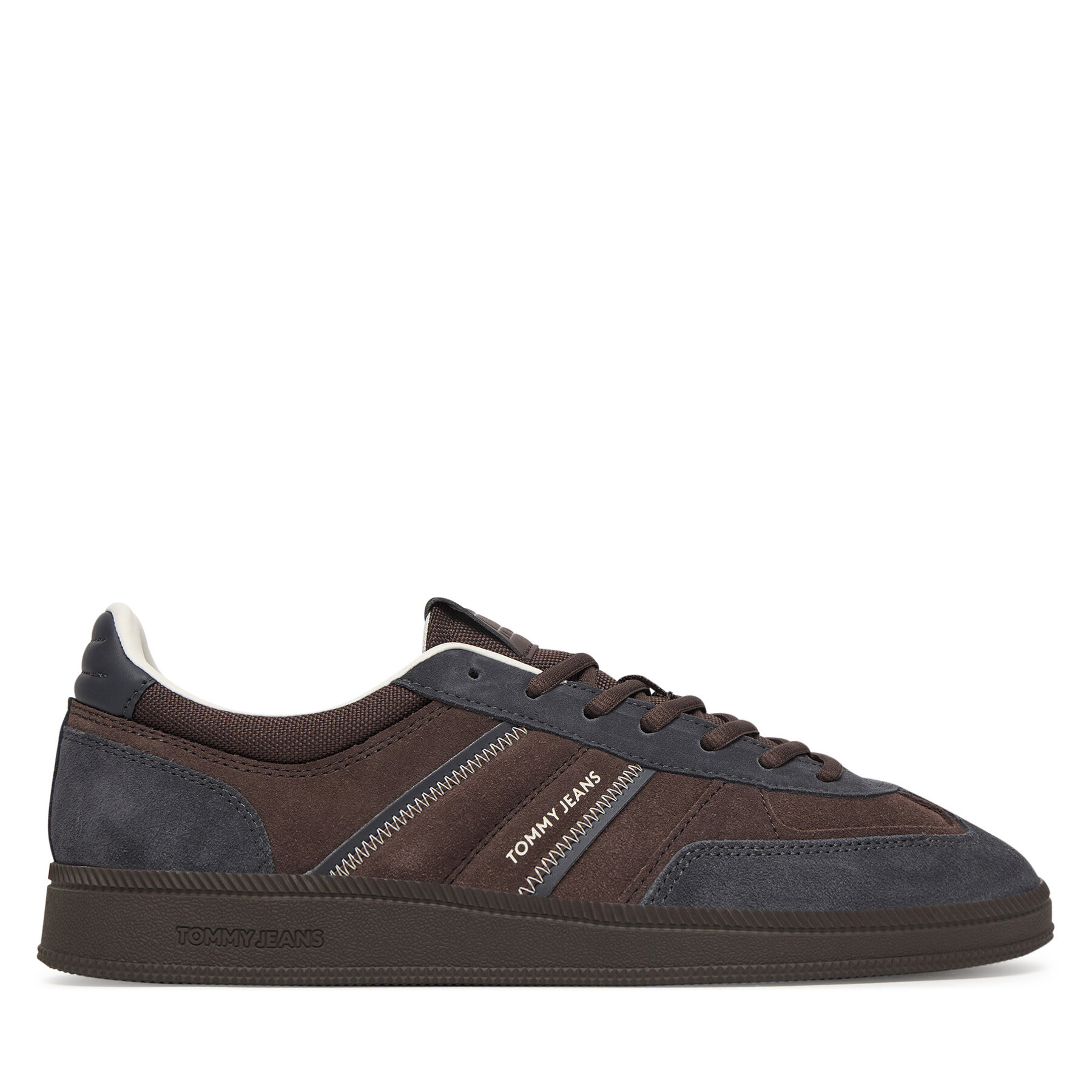 Tommy Jeans Sneakersy The Greenwich Edge Suede EM0EM01662 Brązowy