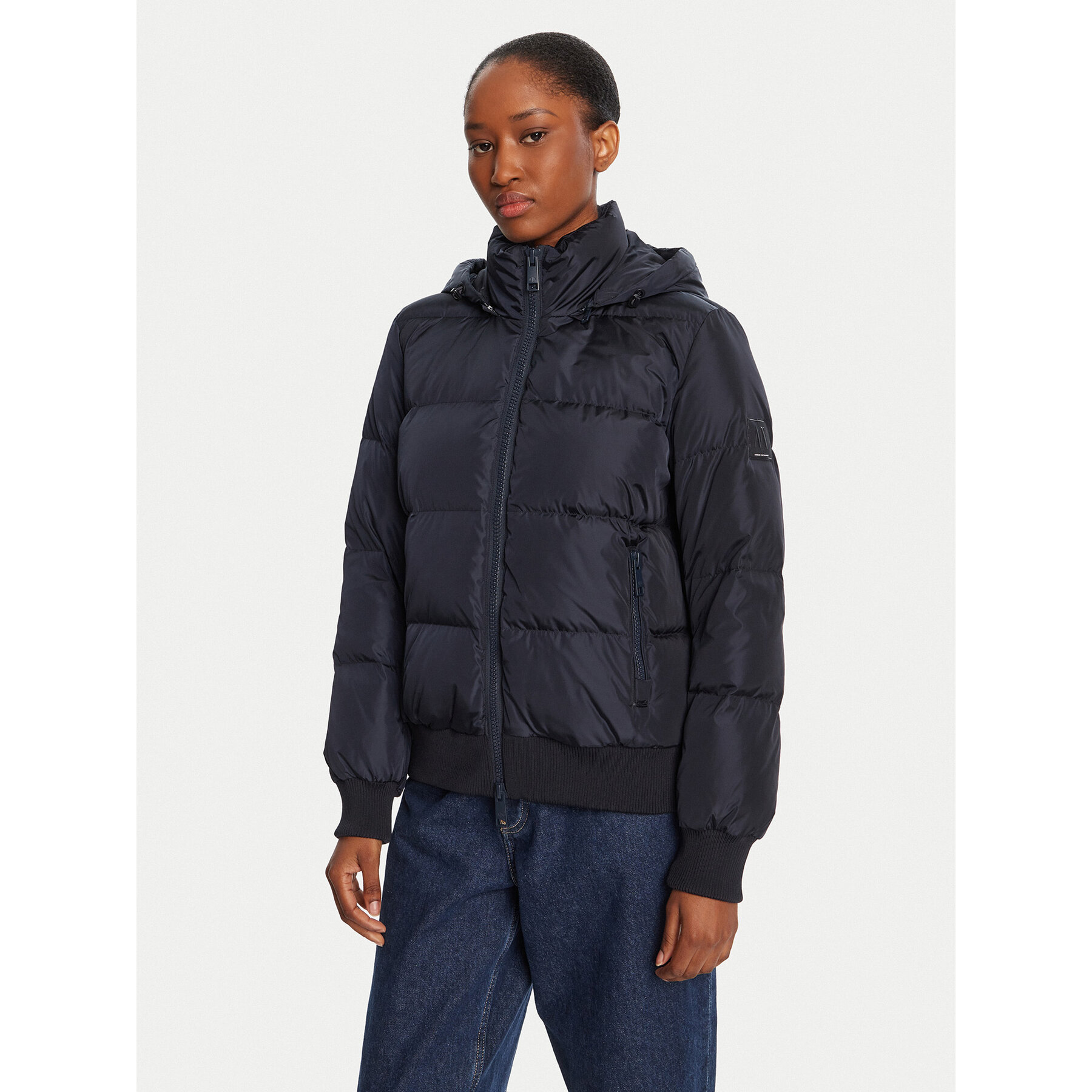 Armani Exchange Kurtka puchowa XW000228 AF12286 UB100 Granatowy Regular Fit