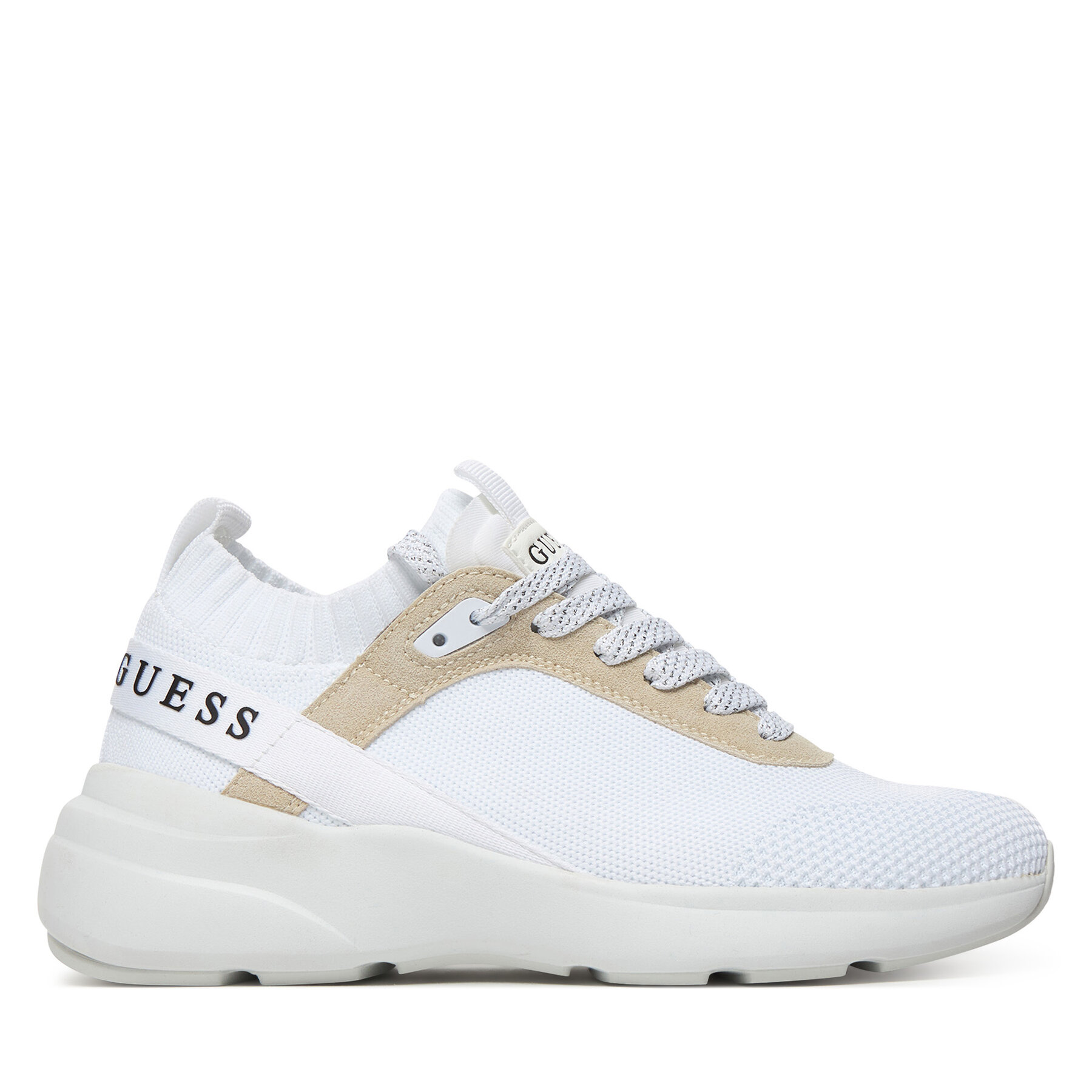 Guess Sneakersy FLJMLD FAB12 Biały