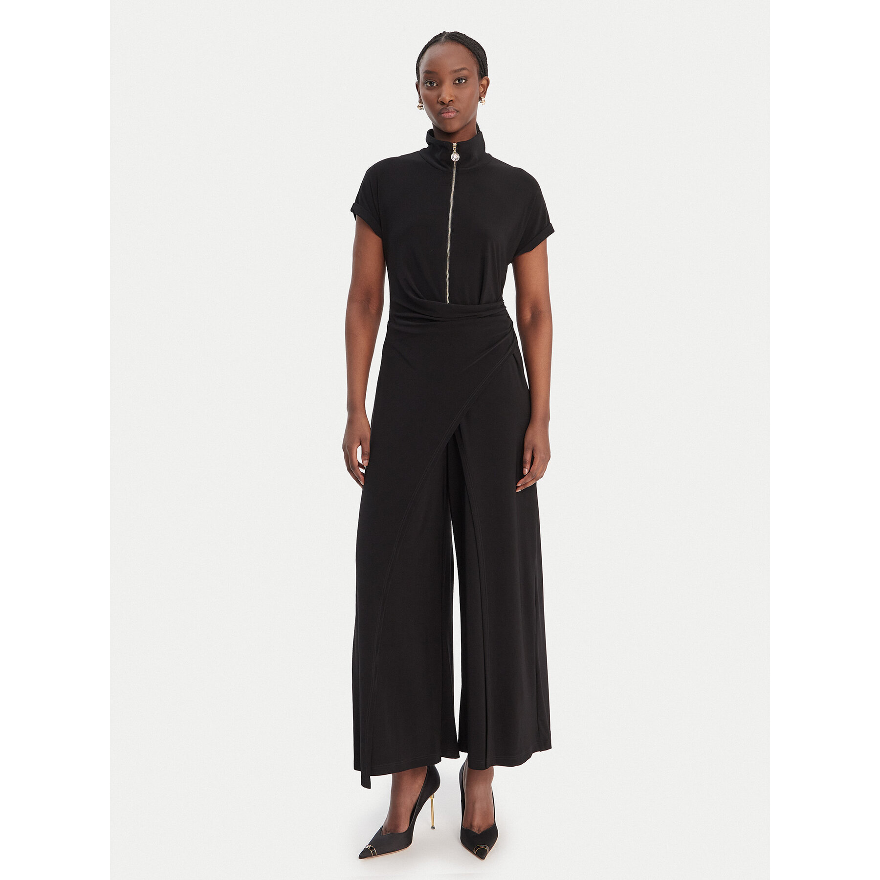 Joseph Ribkoff Kombinezon 261255 Czarny Wide Leg