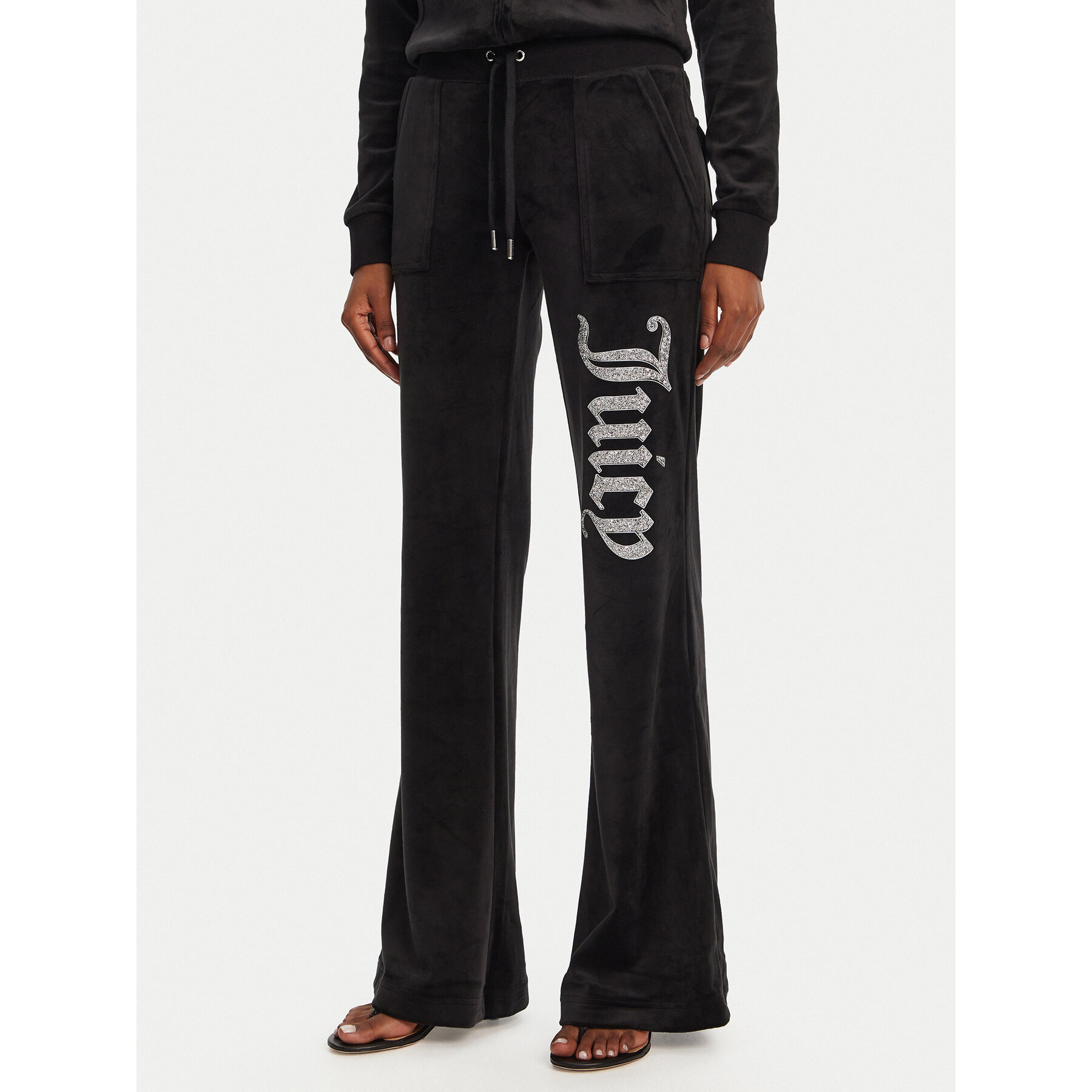 Juicy Couture Spodnie dresowe Layla JCBBJ125806 Czarny Regular Fit