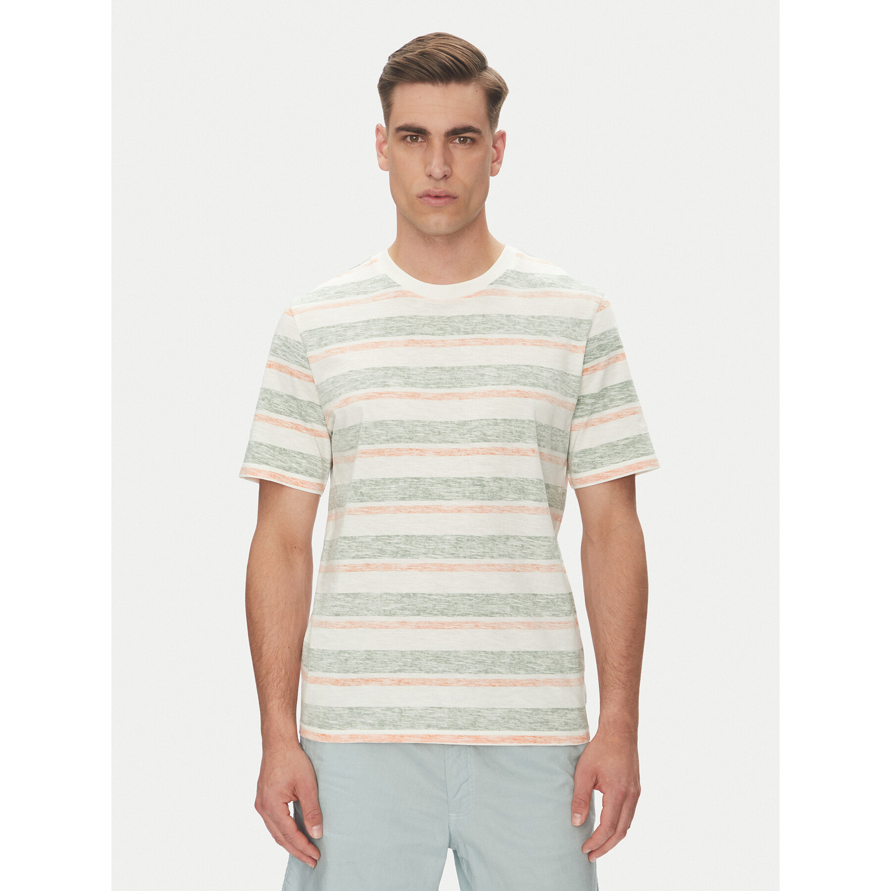 Jack & Jones T-Shirt Birk 12268437 Beżowy Standard Fit