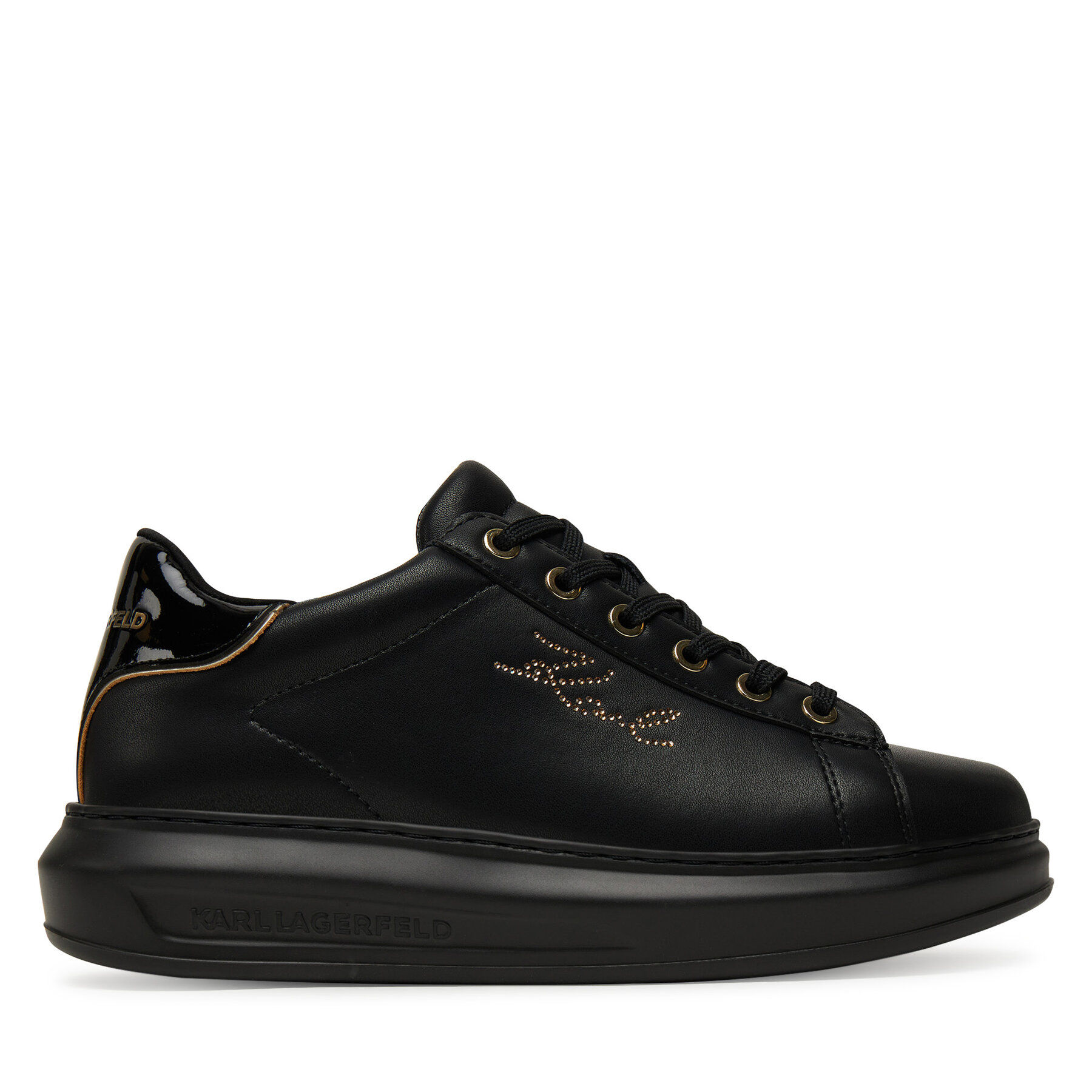 KARL LAGERFELD Sneakersy Kapri KL62518 Czarny